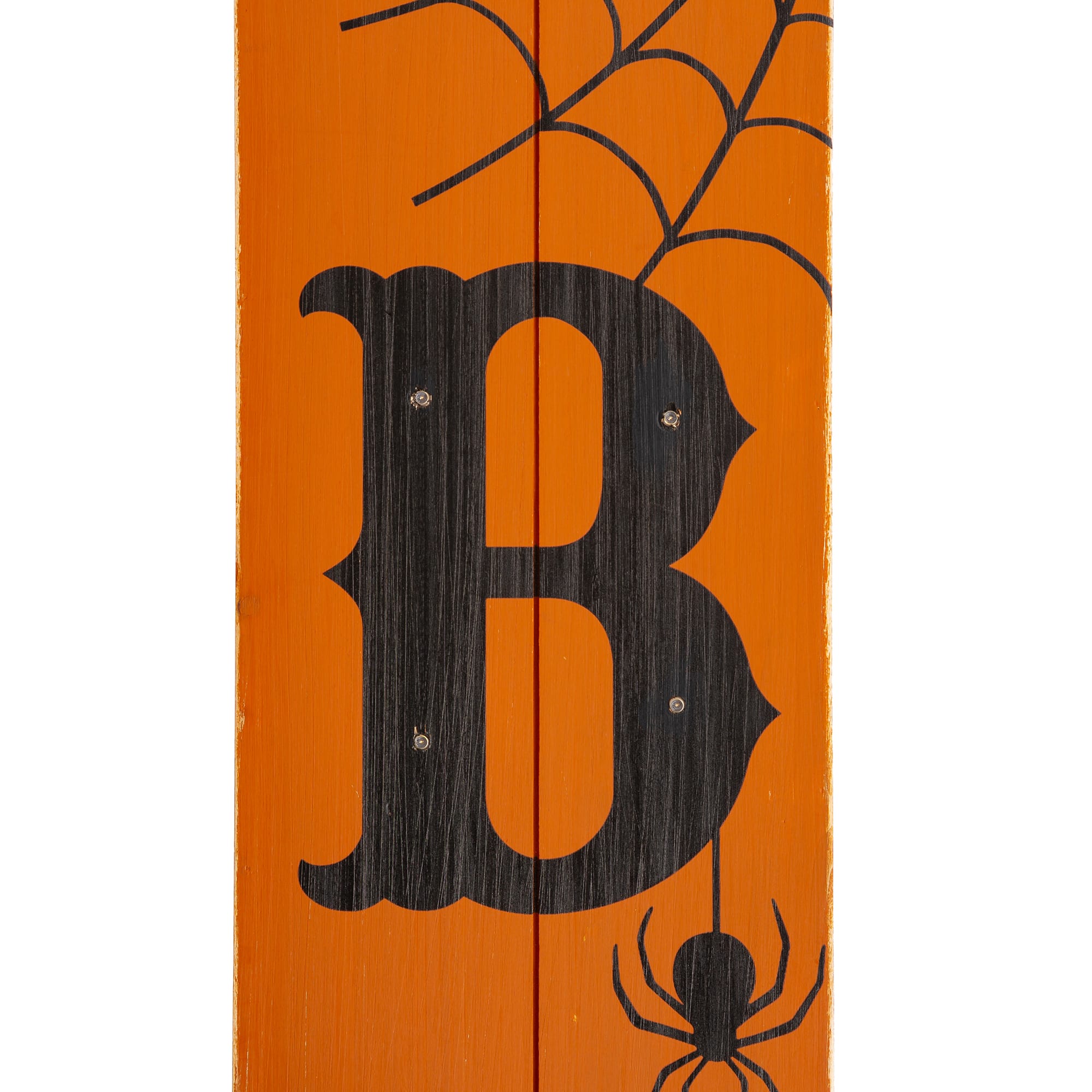 Glitzhome&#xAE; 42&#x22; Lighted Halloween BOO Porch Sign