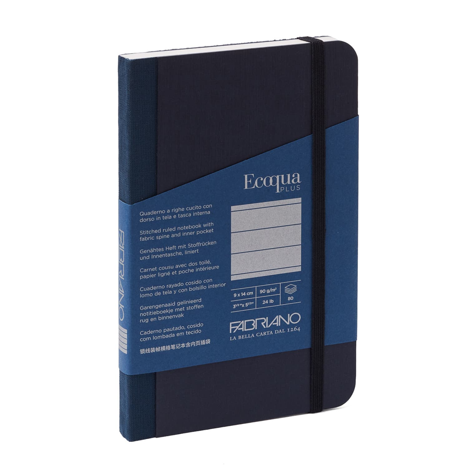 Fabriano&#xAE; EcoQua Plus Lined Fabric-Bound Notebook