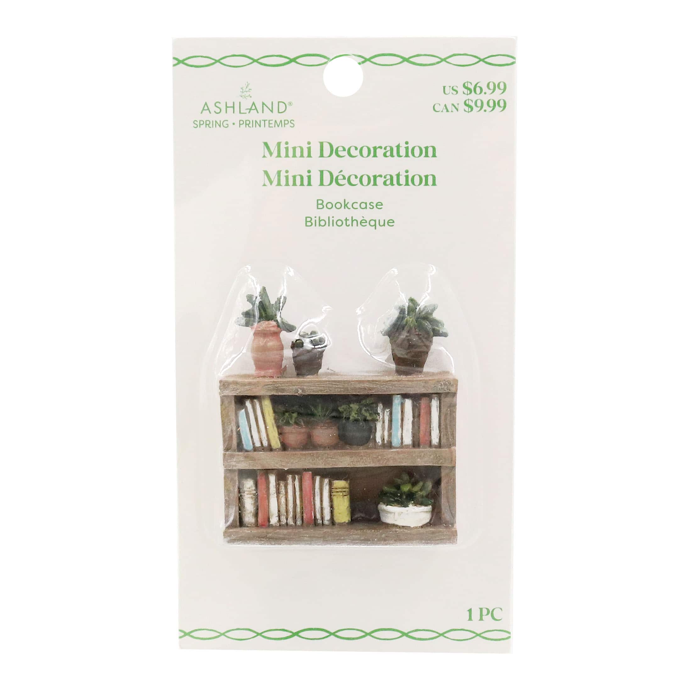 Mini Bookcase with Plants by Ashland®