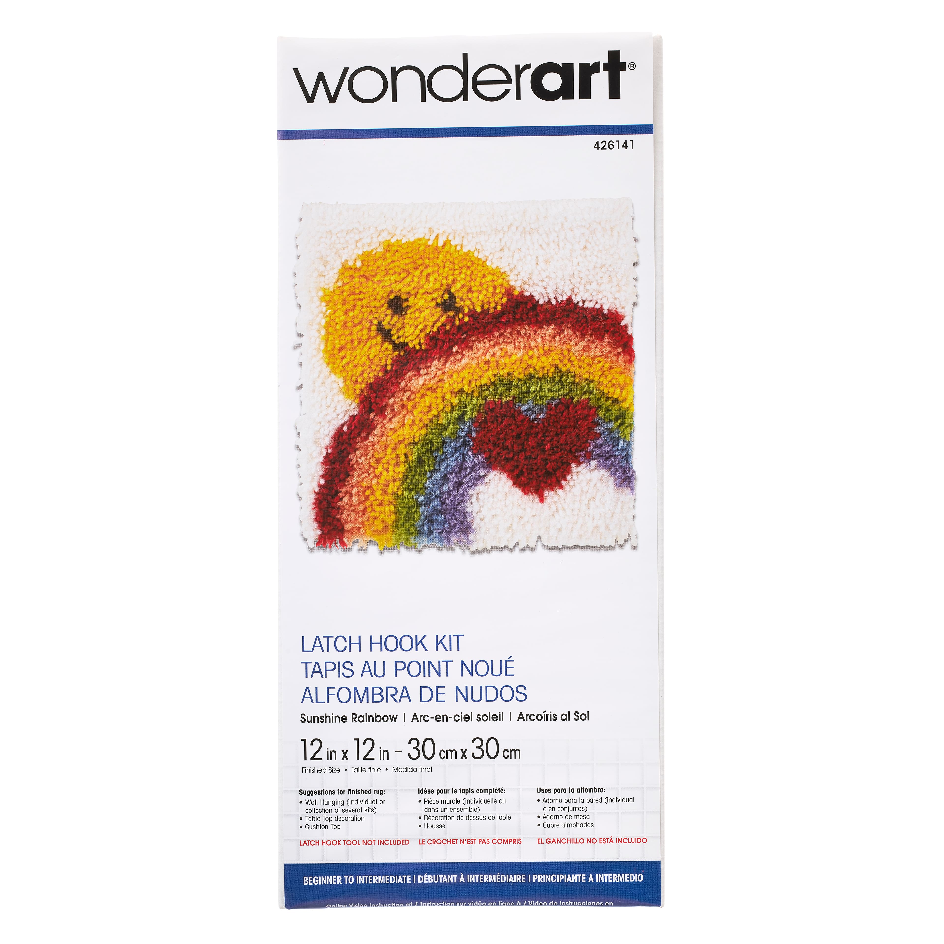Wonderart Latch Hook Kit 12x12-sunshine Rainbow : Target
