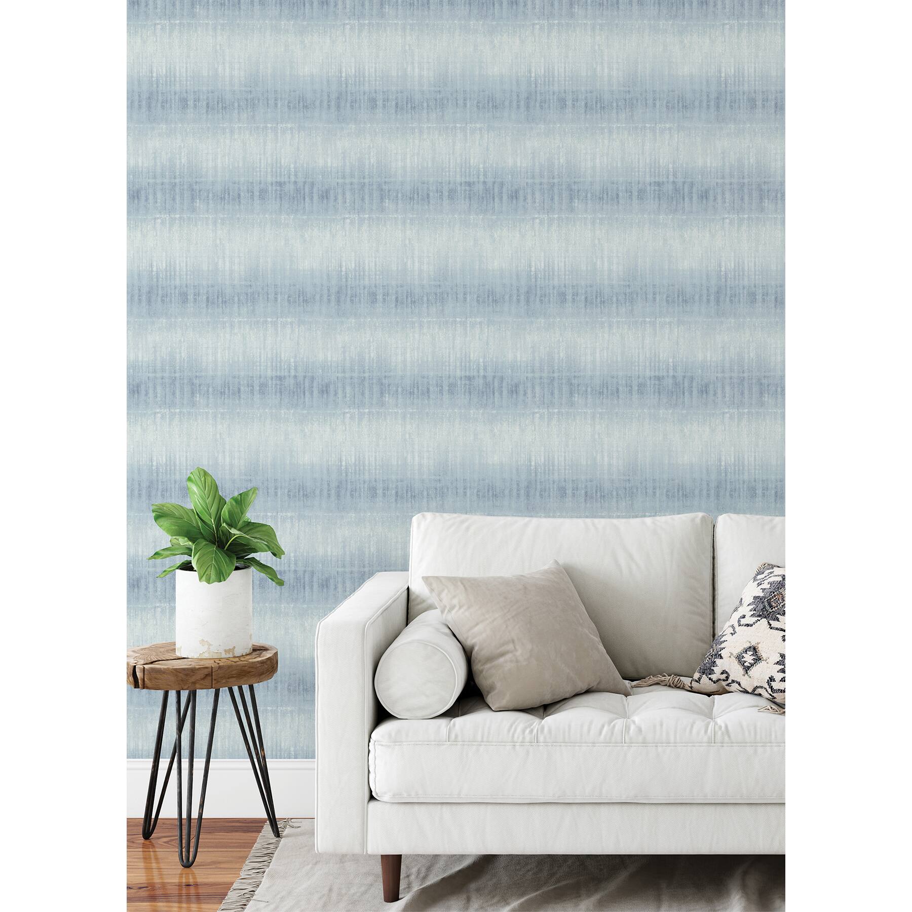 InHome Sanctuary Blue Peel &#x26; Stick Wallpaper