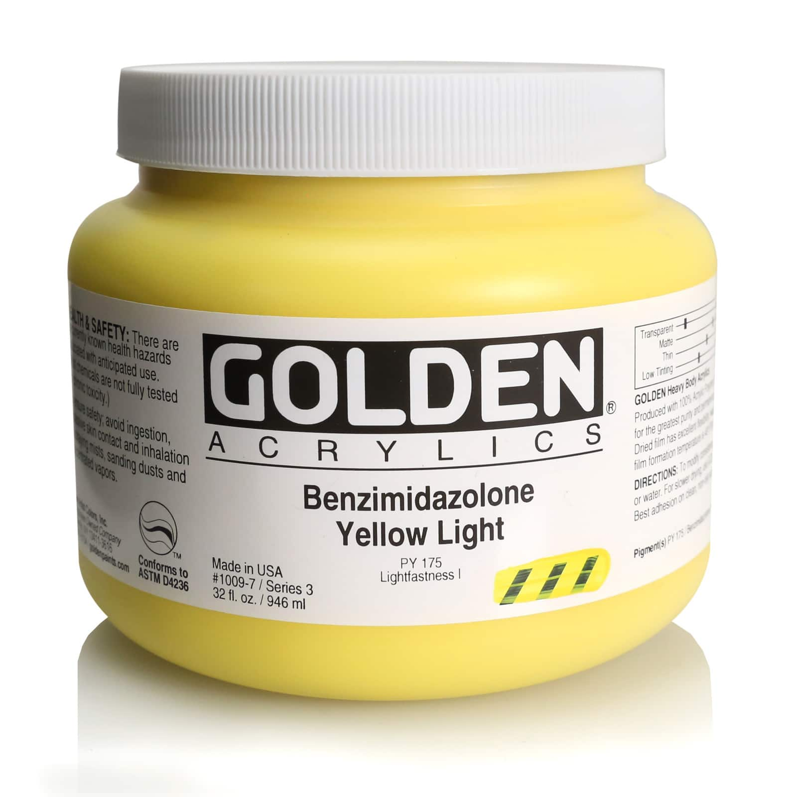 Golden&#xAE; Heavy Body Acrylic Paint, 32oz.