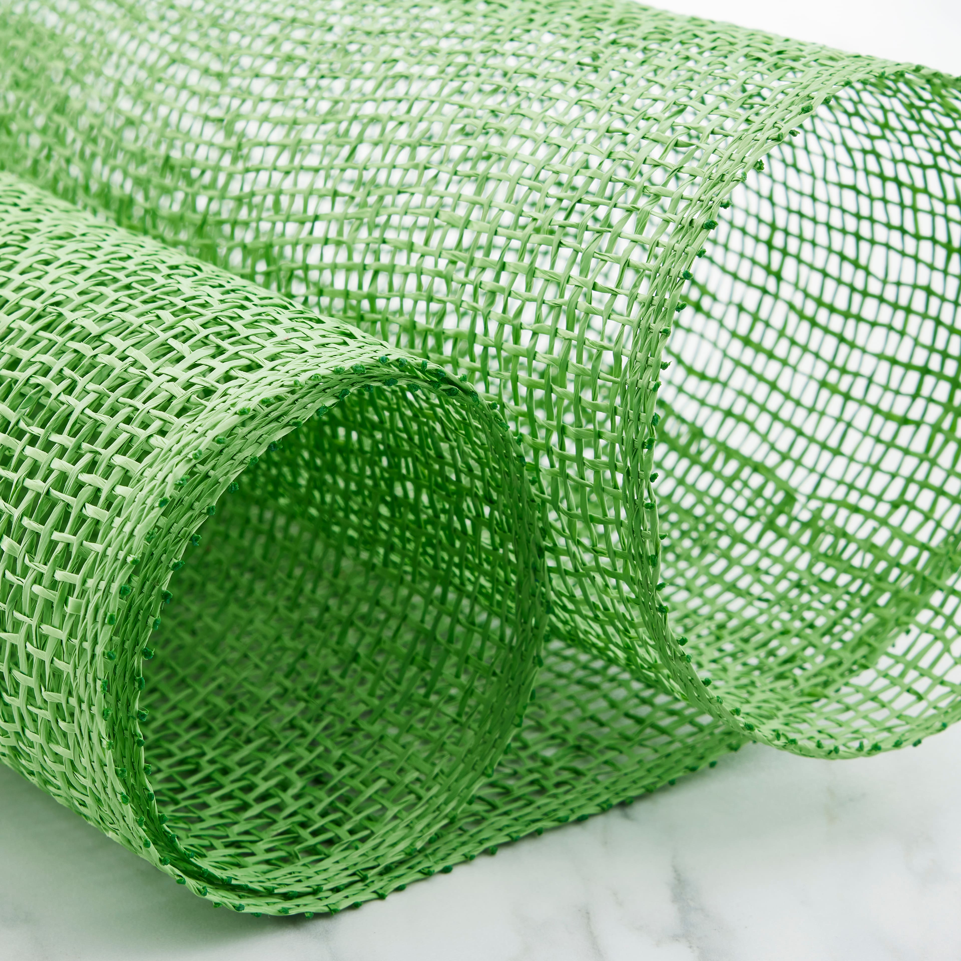 21" x 5yd. Green Poly Burlap Mesh by Celebrate It™