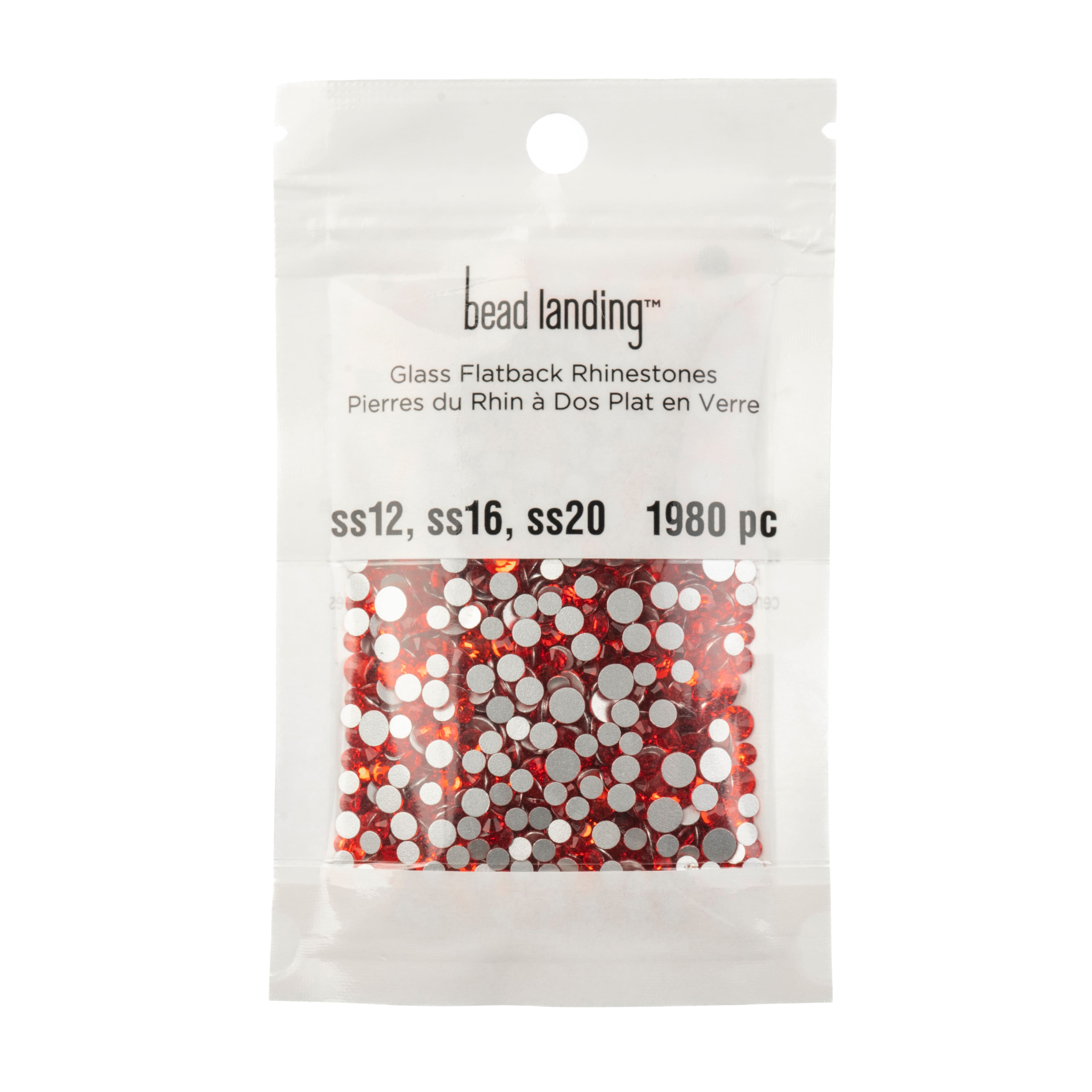 12 Pack: Combo Glass Flatback Rhinestones by Bead Landing™