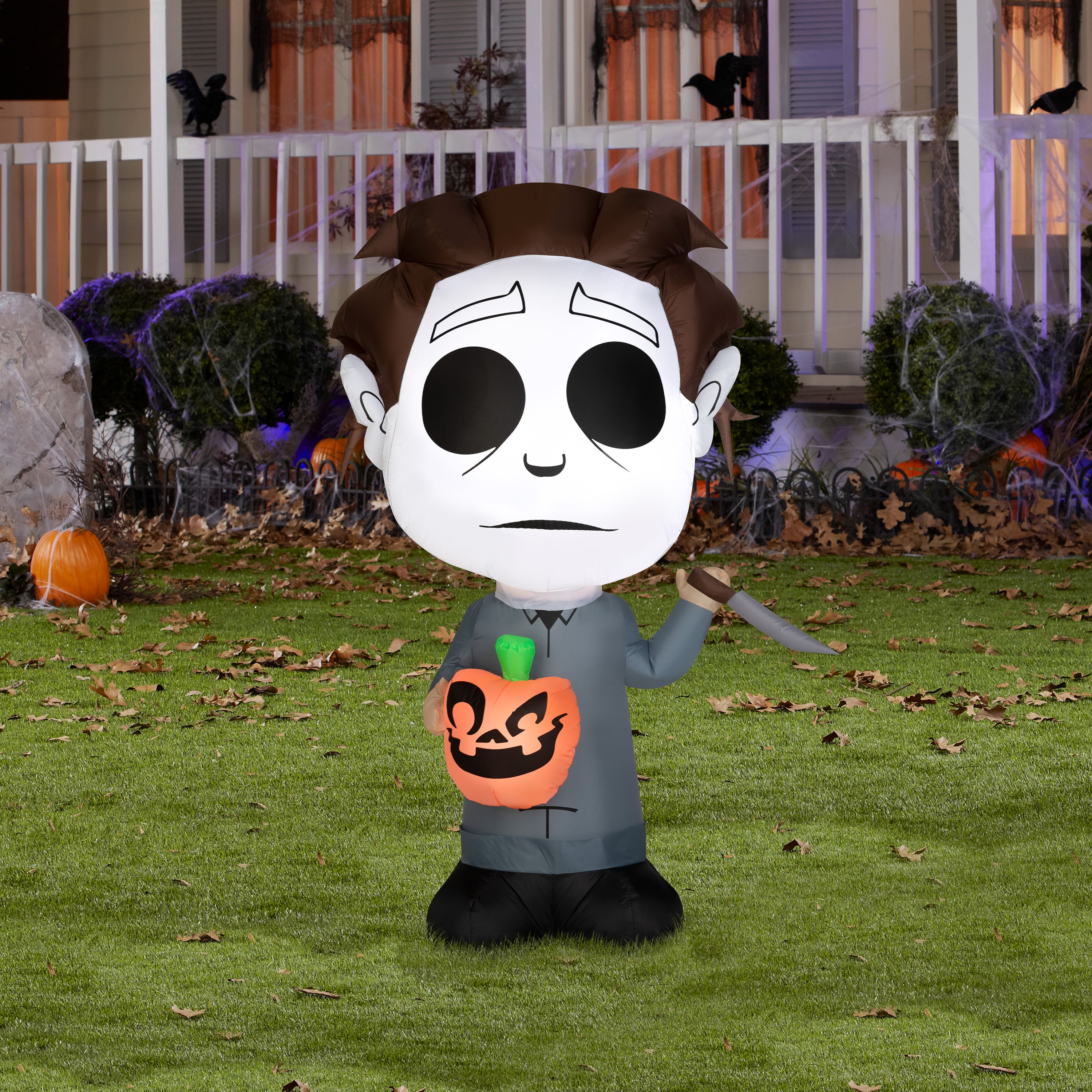 5ft. Airblown® Inflatable Michael Myers with Knife | Inflatables | Michaels