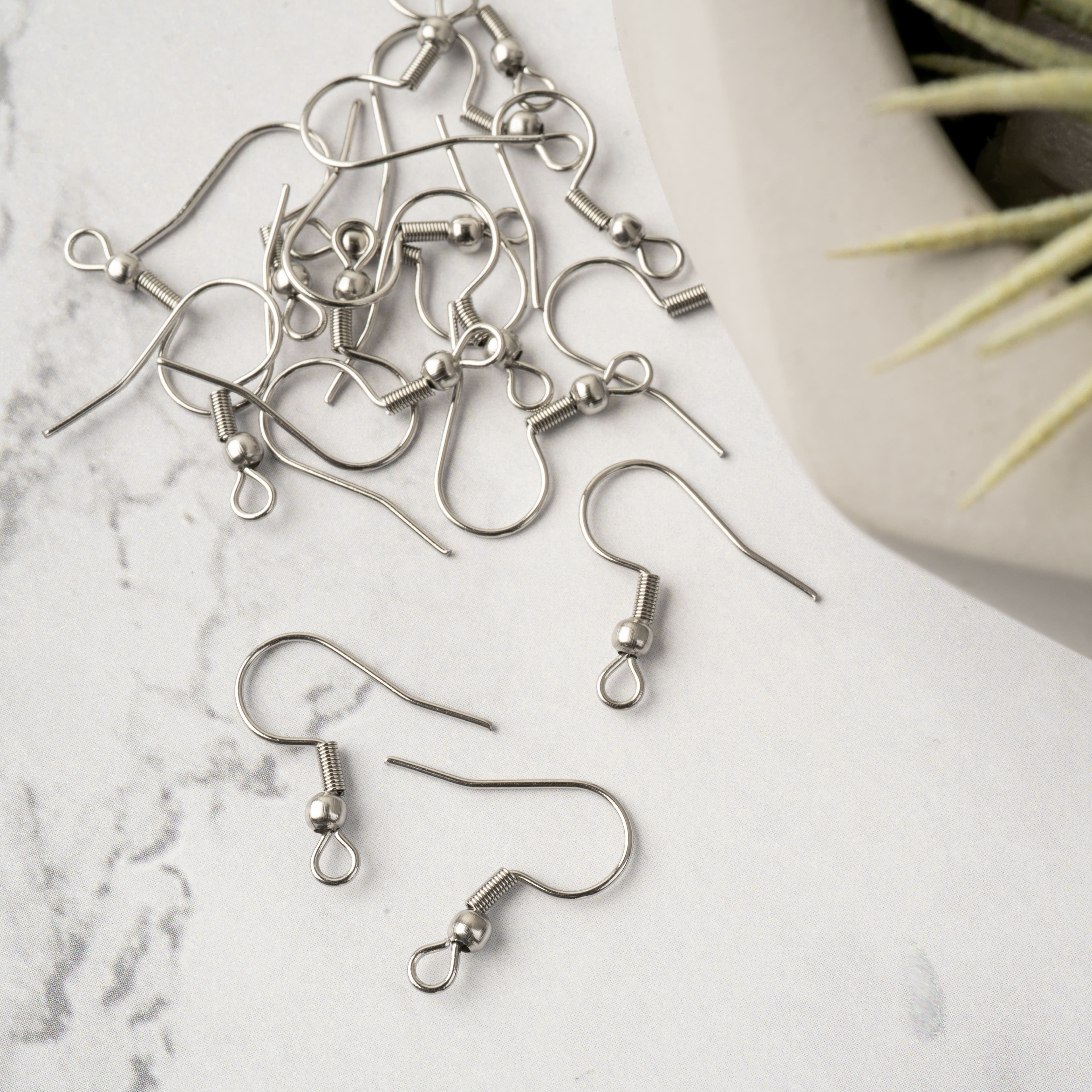 12 Packs: 20 ct. (240 total) Fish Hook Ear Wires by Bead Landing™
