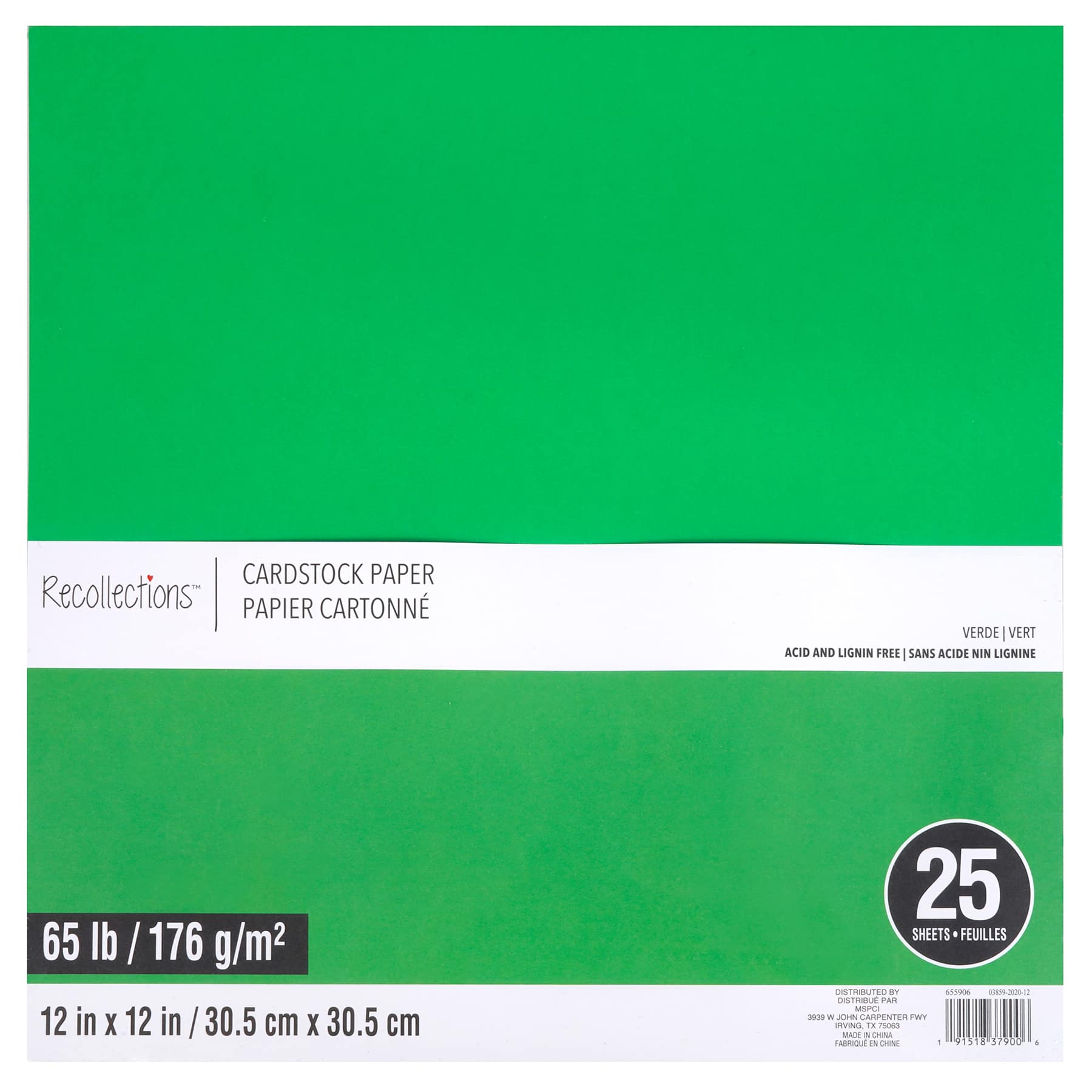 Bright Essentials 12 x 12 Cardstock Paper Pack by Recollections™, 100  Sheets