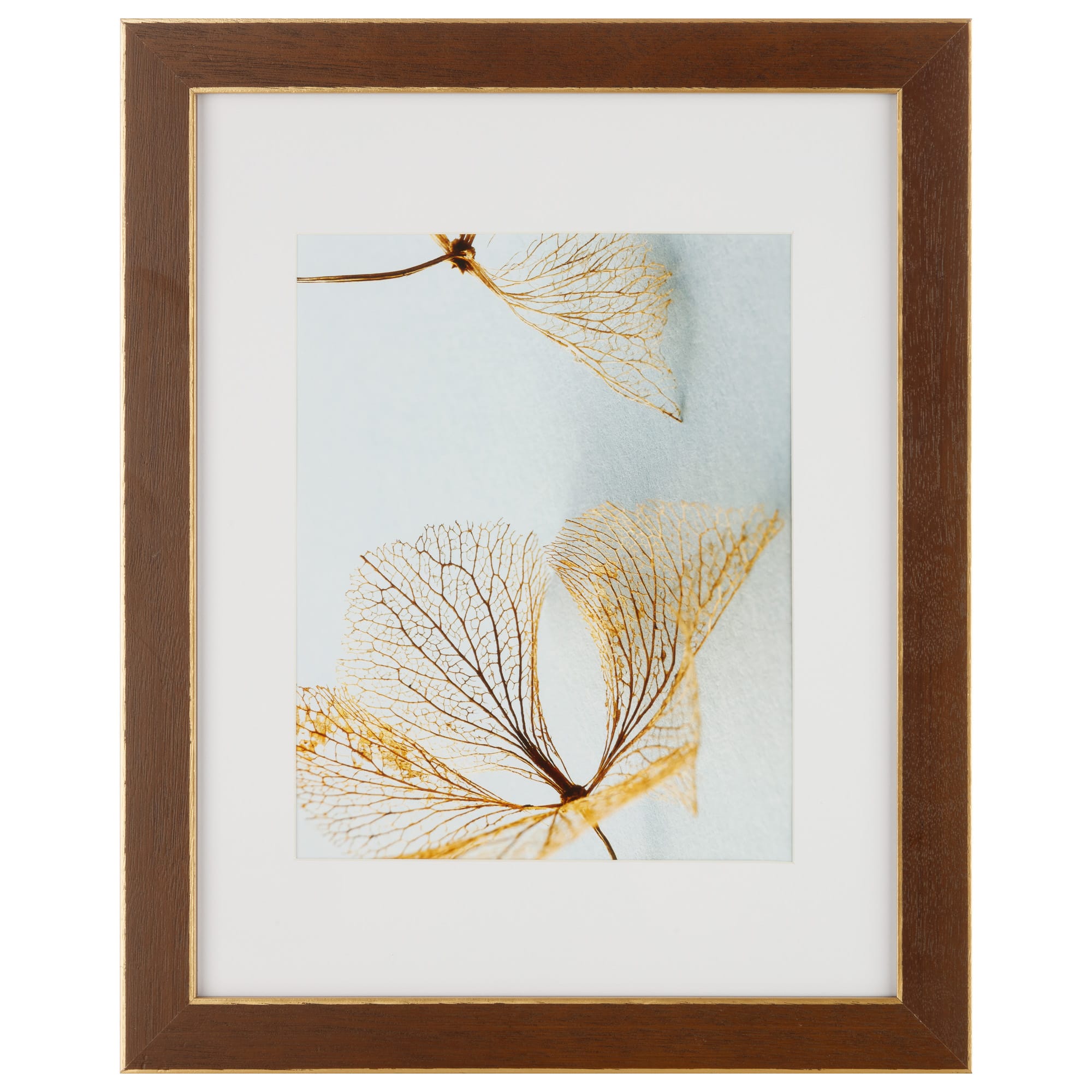 8 Pack: Walnut & Gold Trim Frame with Mat, Gallery by Studio Décor®
