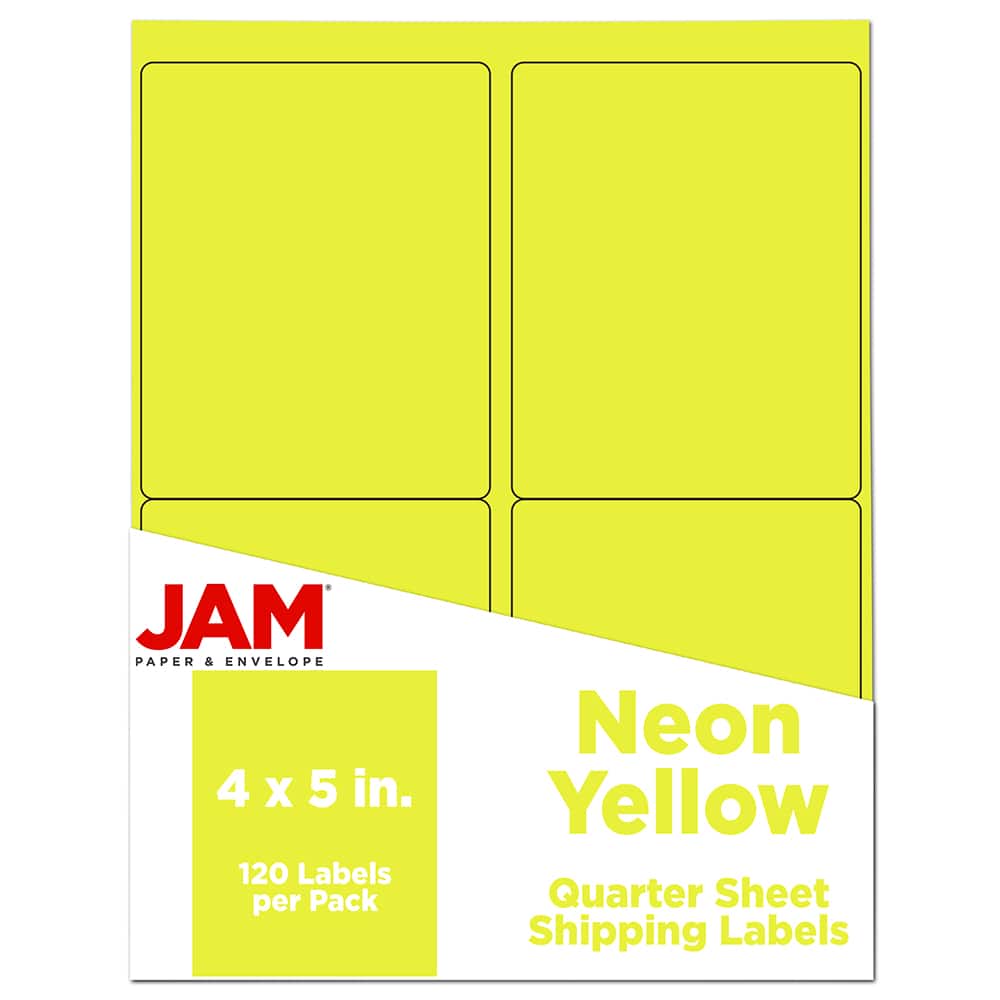 JAM Paper Extra Large Shipping Address Label Stickers