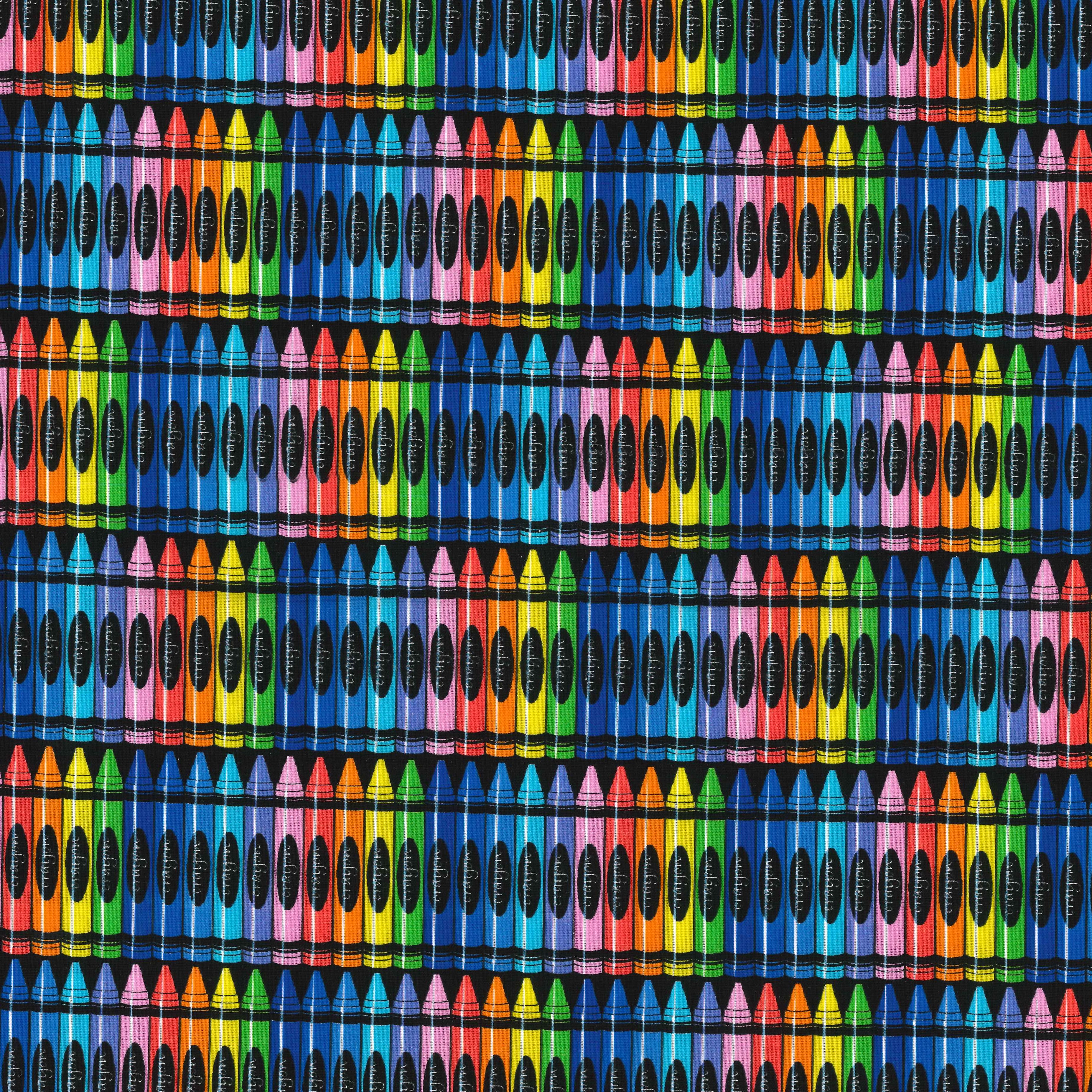 Fabric Traditions Crayons Cotton Fabric