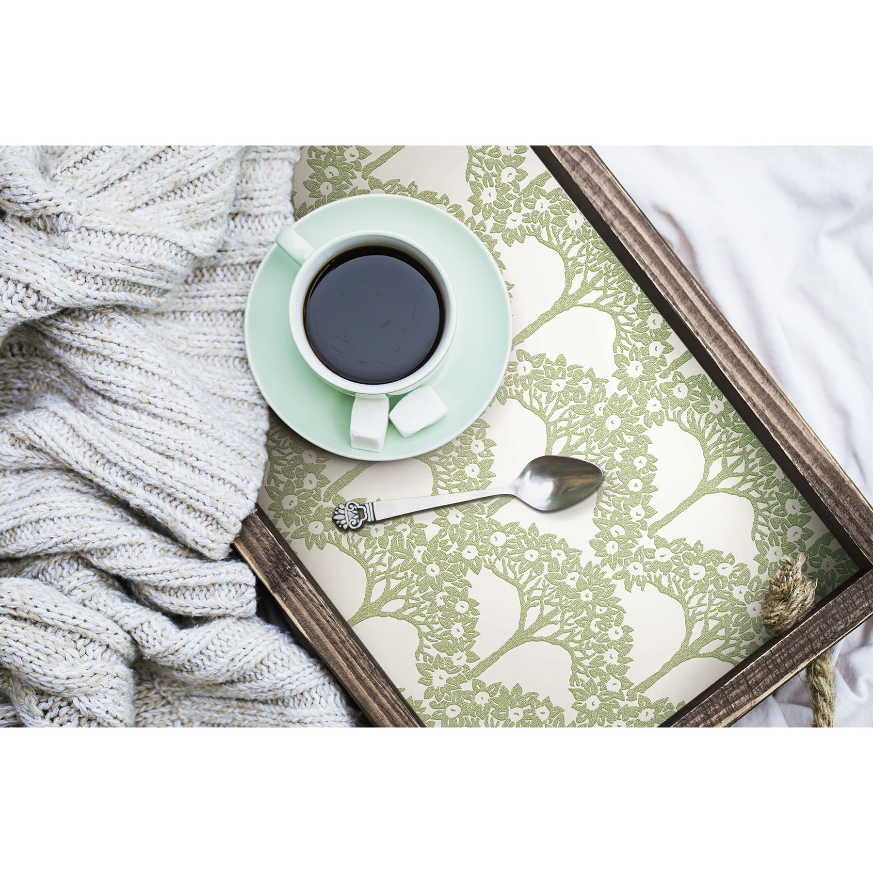 NuWallpaper Finley Green Peel & Stick Wallpaper