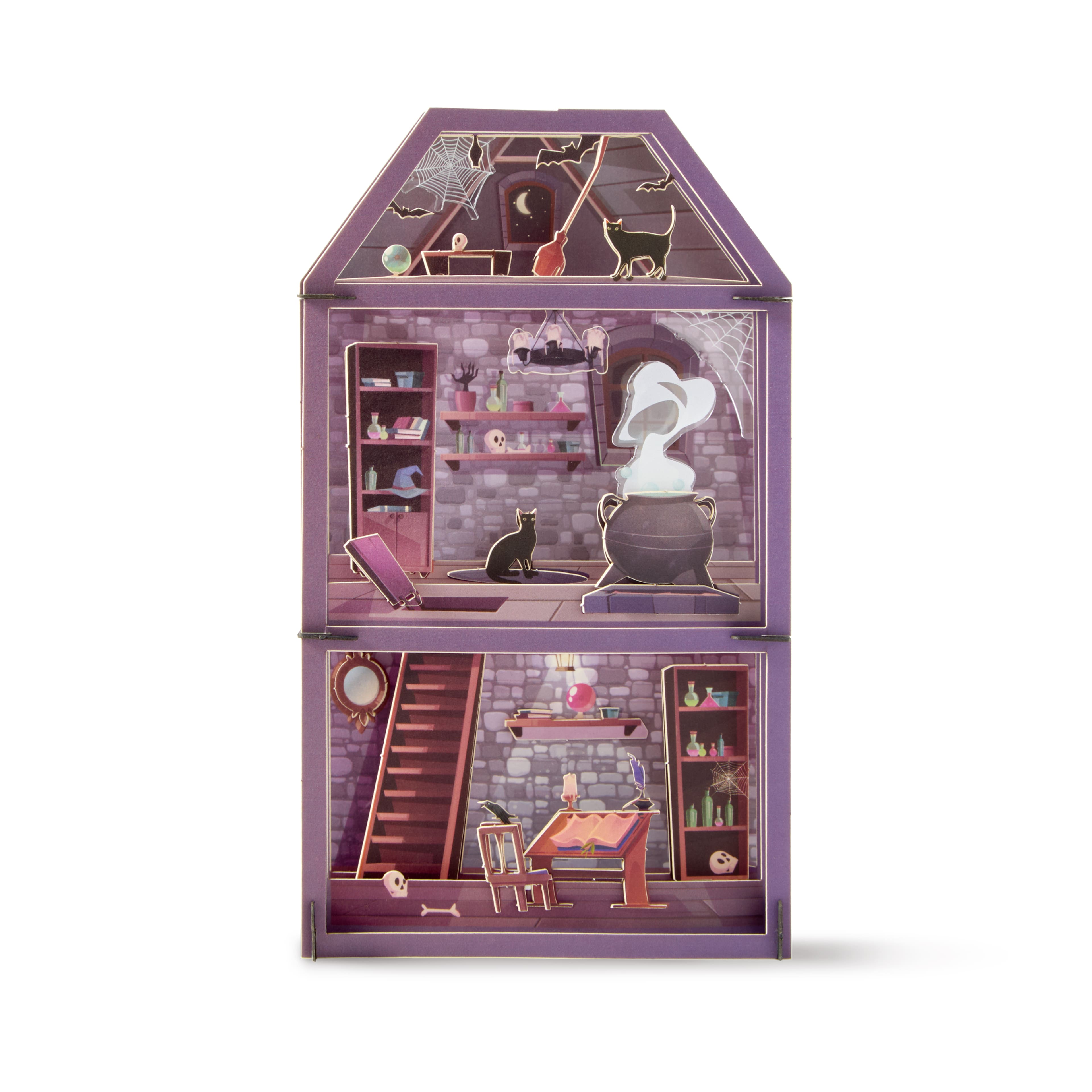 Witch&#x27;s Cottage Paper Diorama Kit by Recollections&#x2122;