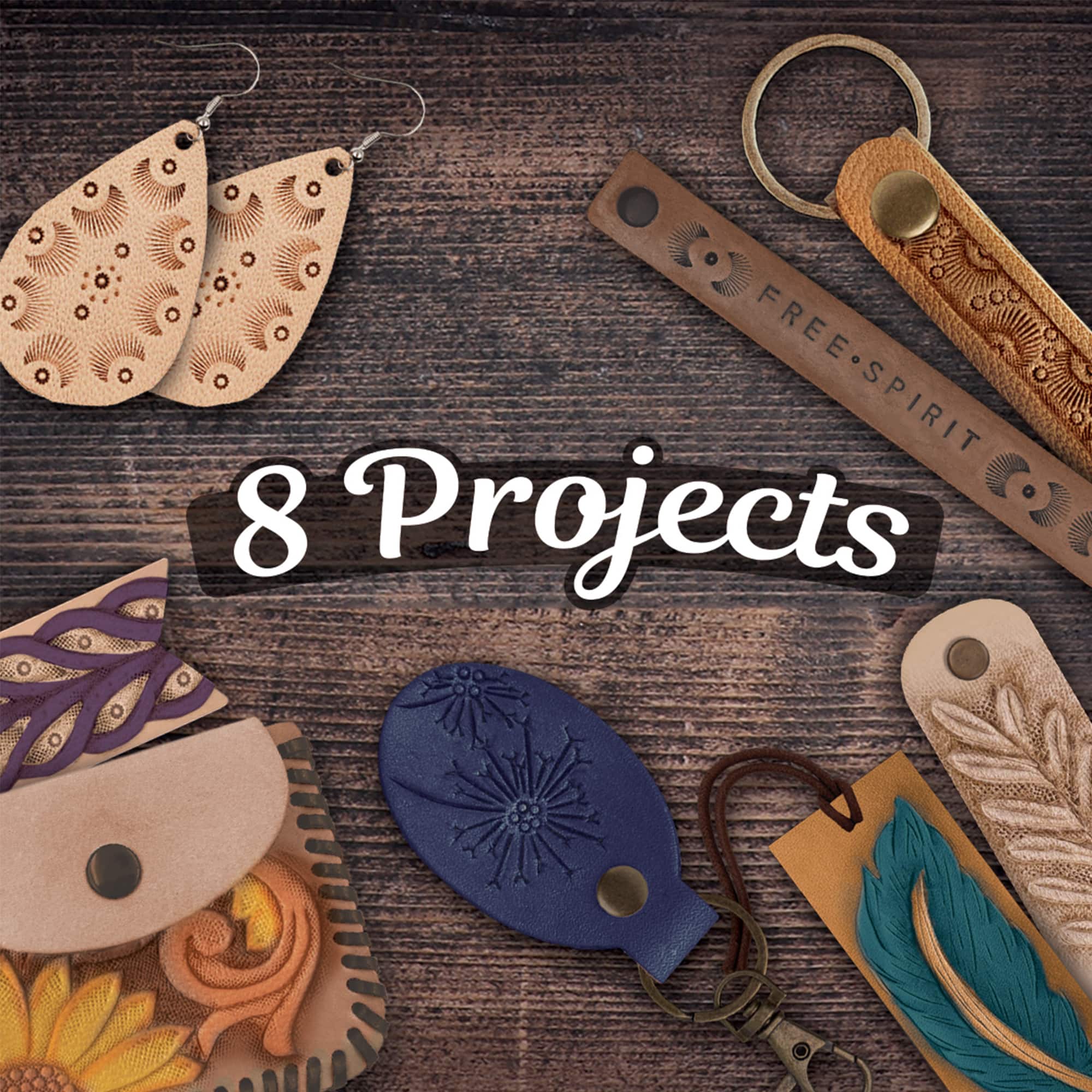 ArtSkills&#xAE; 8 Project Leather Working Kit for Beginners