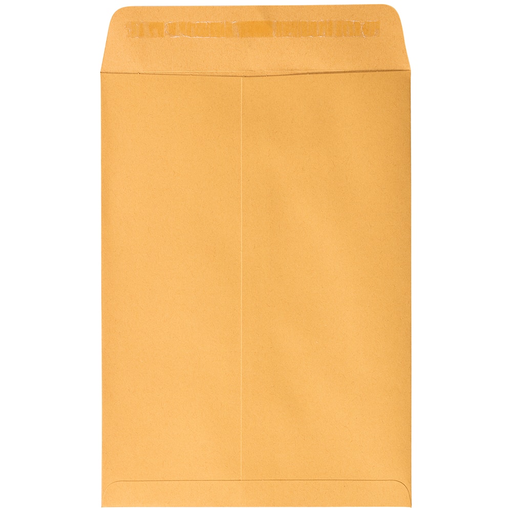 JAM Paper 7.5" x 10.5" Brown Kraft Manila Open End Catalog Envelopes