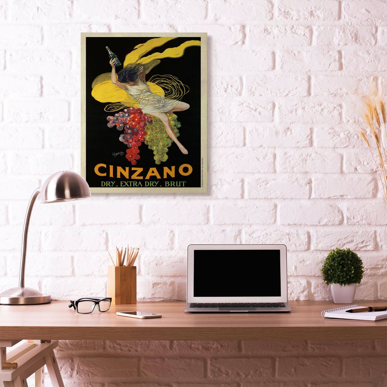 Stupell Industries Cinzano Vintage Wine Poster Wall Accent