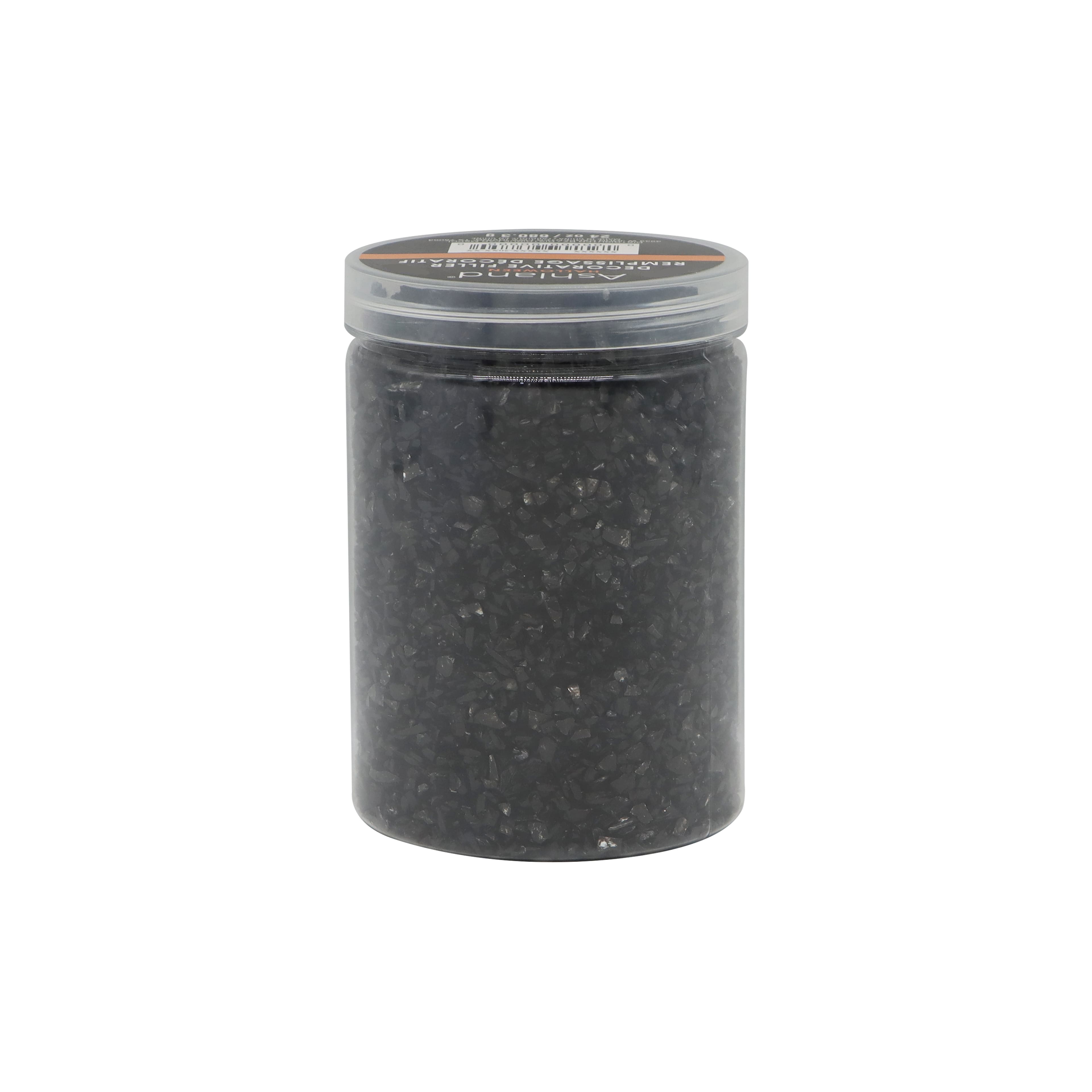 24oz. Black Micro Crushed Glass Decorative Filler by Ashland®