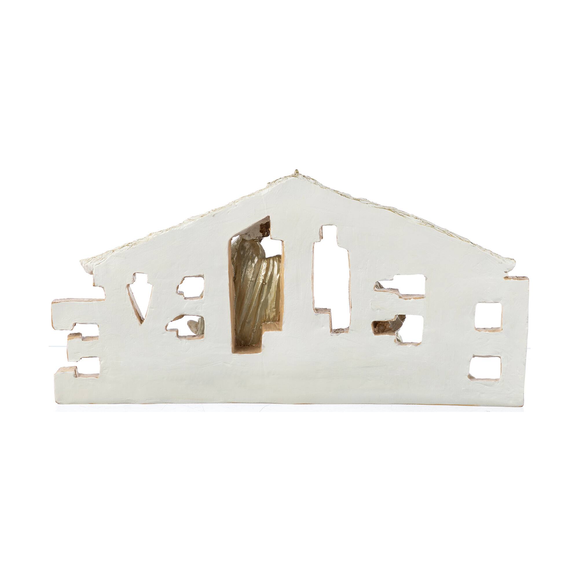 Glitzhome&#xAE; 11.75&#x22; Resin &#x22;BELIEVE&#x22; Holy Family Figurine