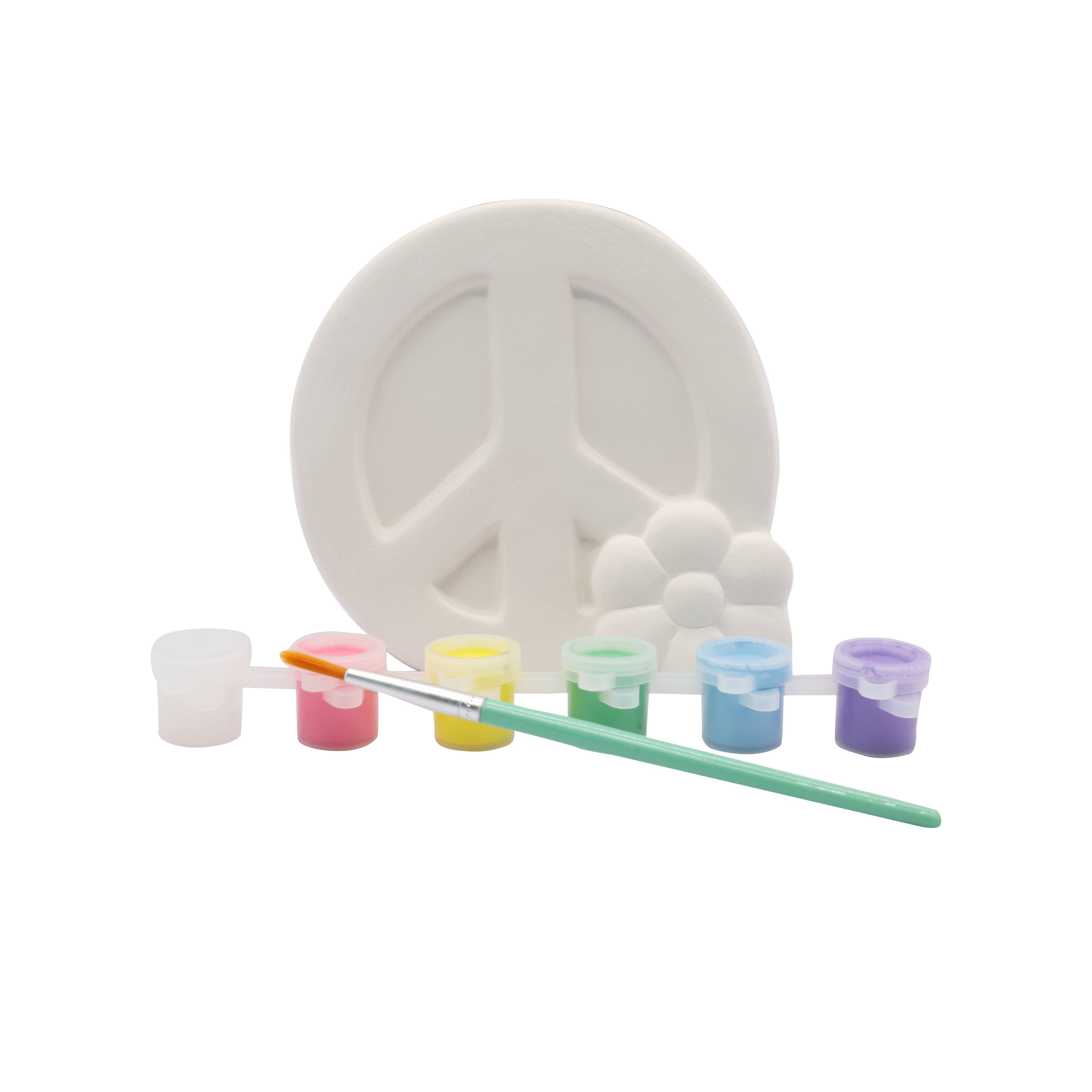 Create Your Own 3D Ceramic Peace Sign Kit by Creatology&#x2122;