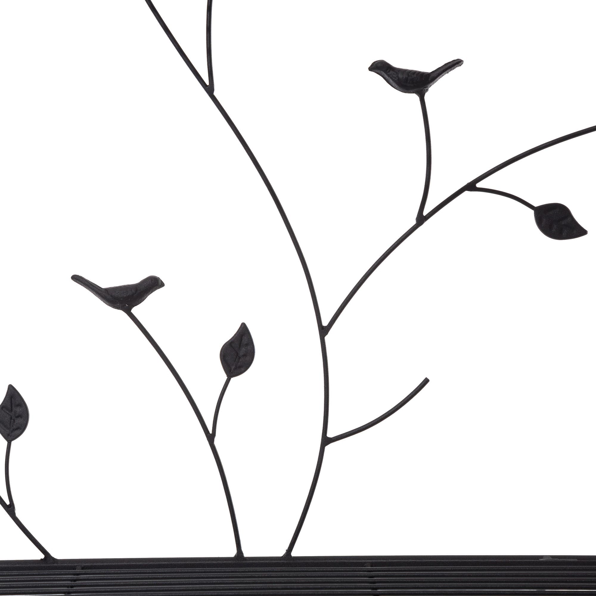 Glitzhome® Rectangular 3-Tiered Metal Shelf Planter Stand