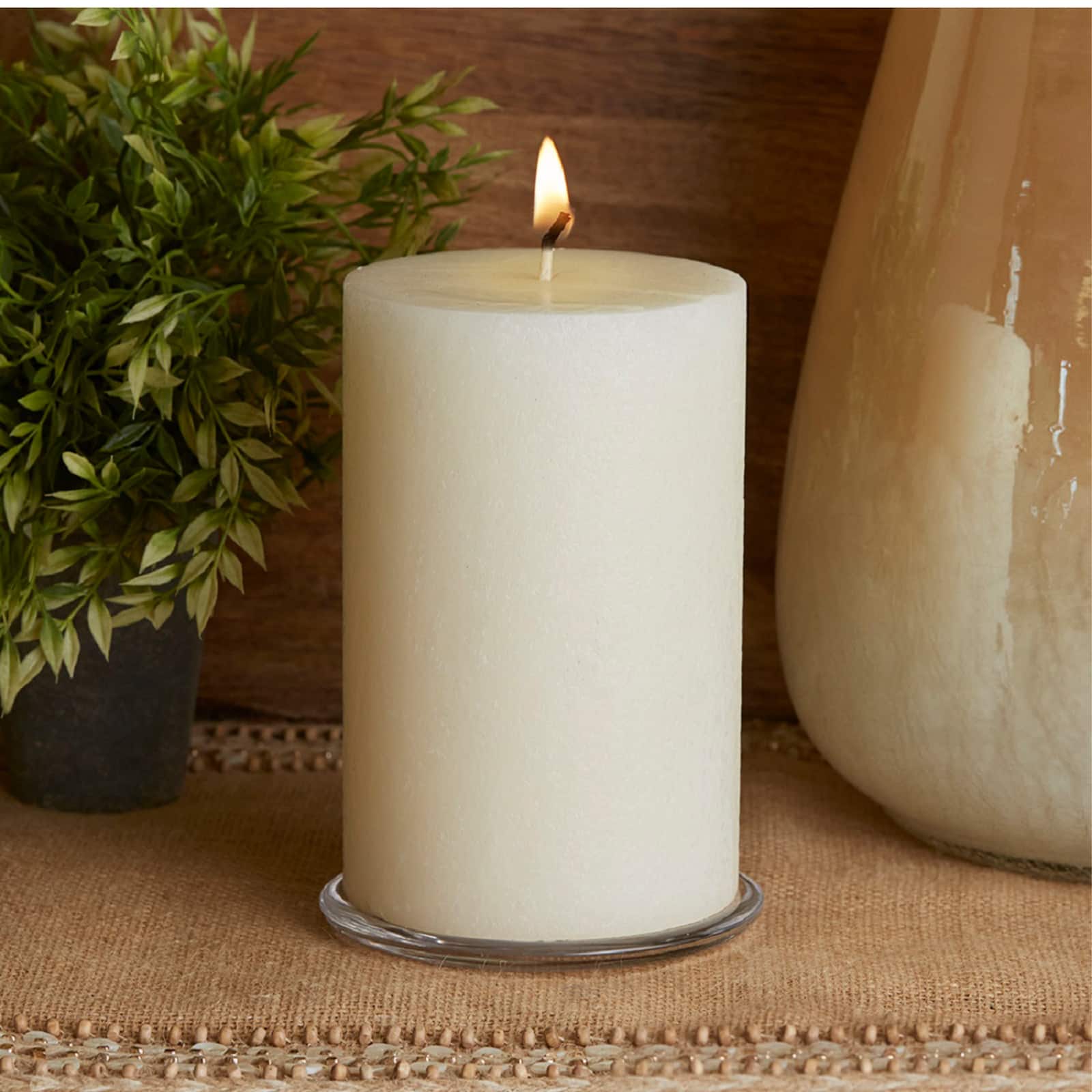 Root Candles Timberline™ 4" x 6" Unscented Pillar Candle