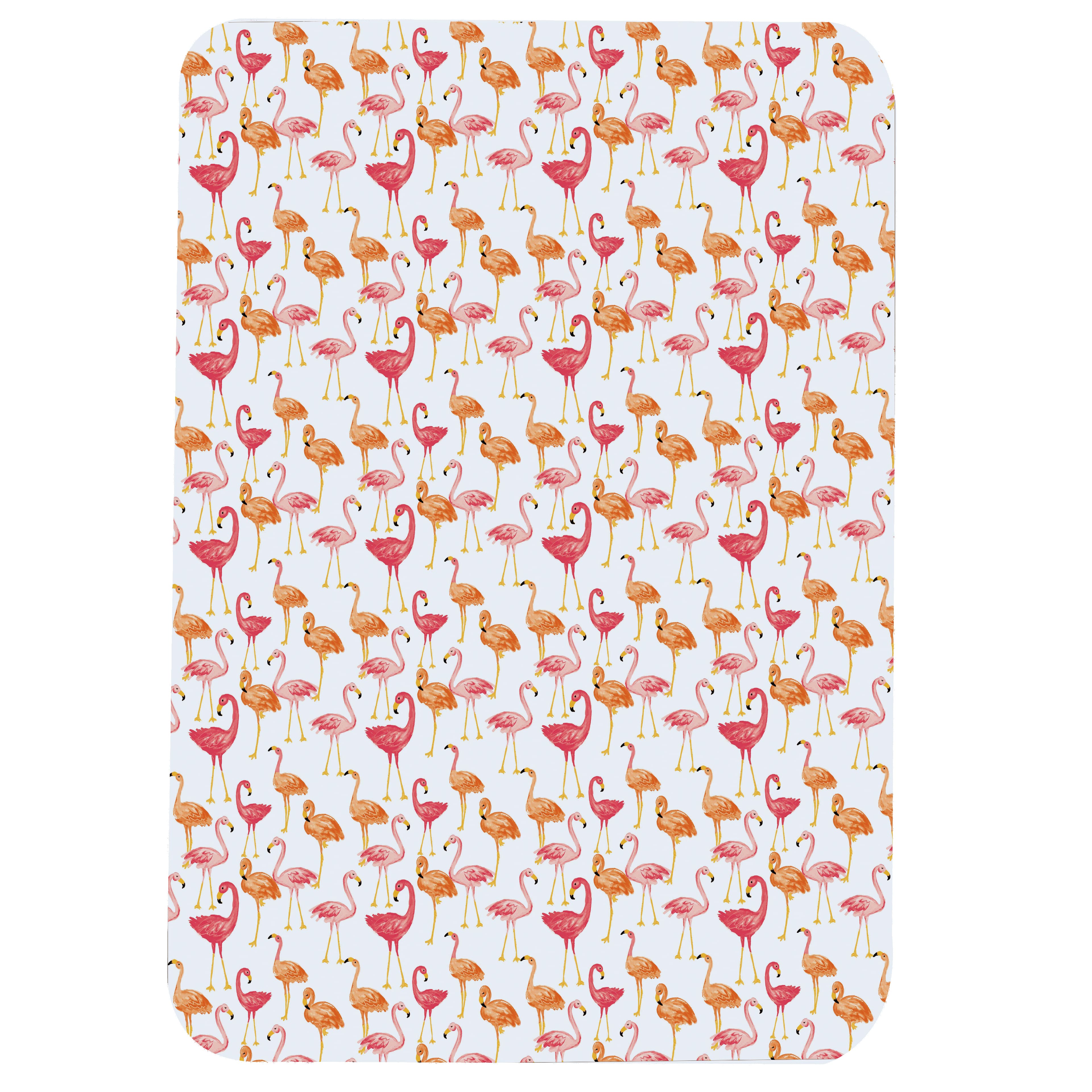 70&#x22; Pink &#x26; Orange Flamingo Table Cover by Ashland&#xAE;