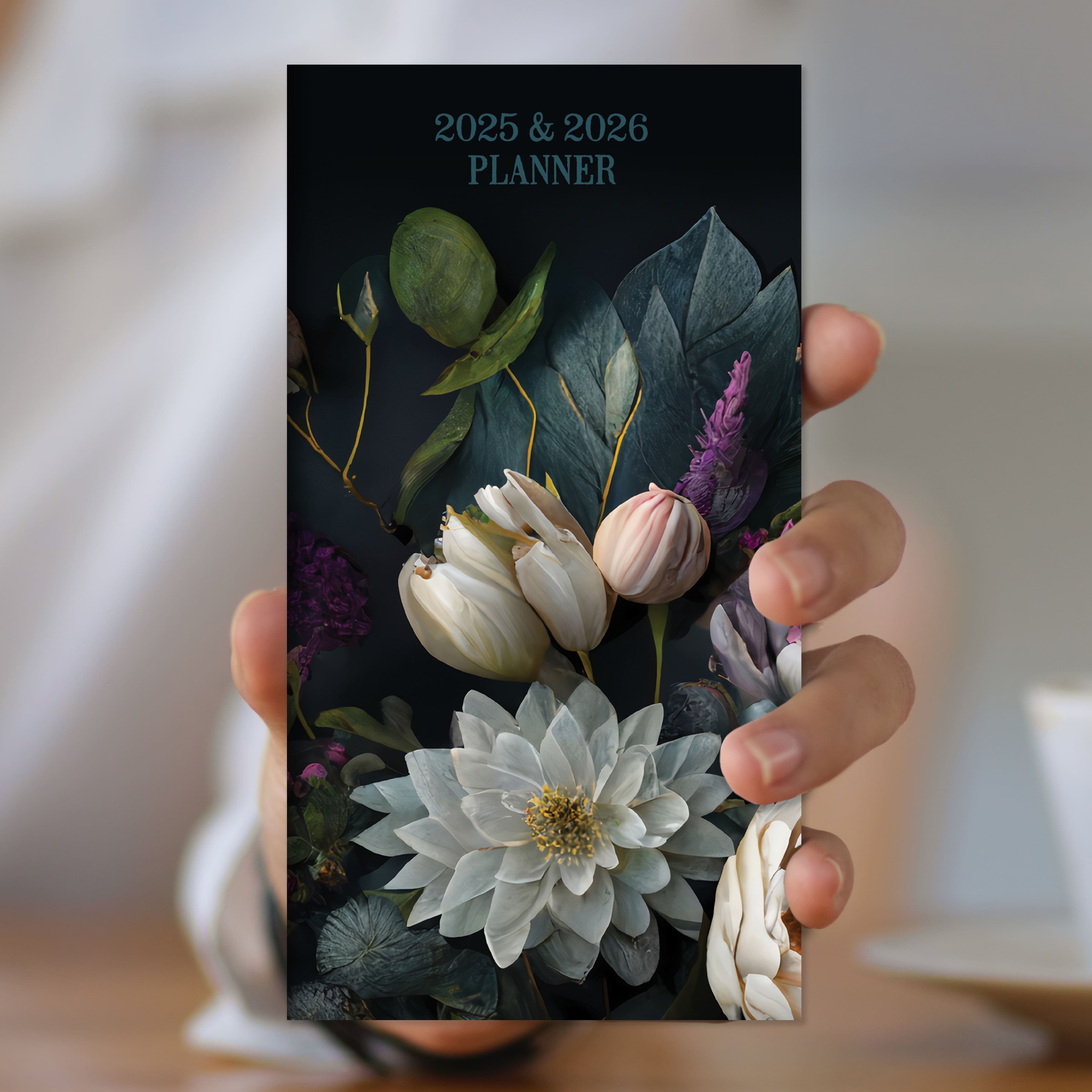 TF Publishing 2025-2026 Small Dutch Flora Monthly Pocket Planner