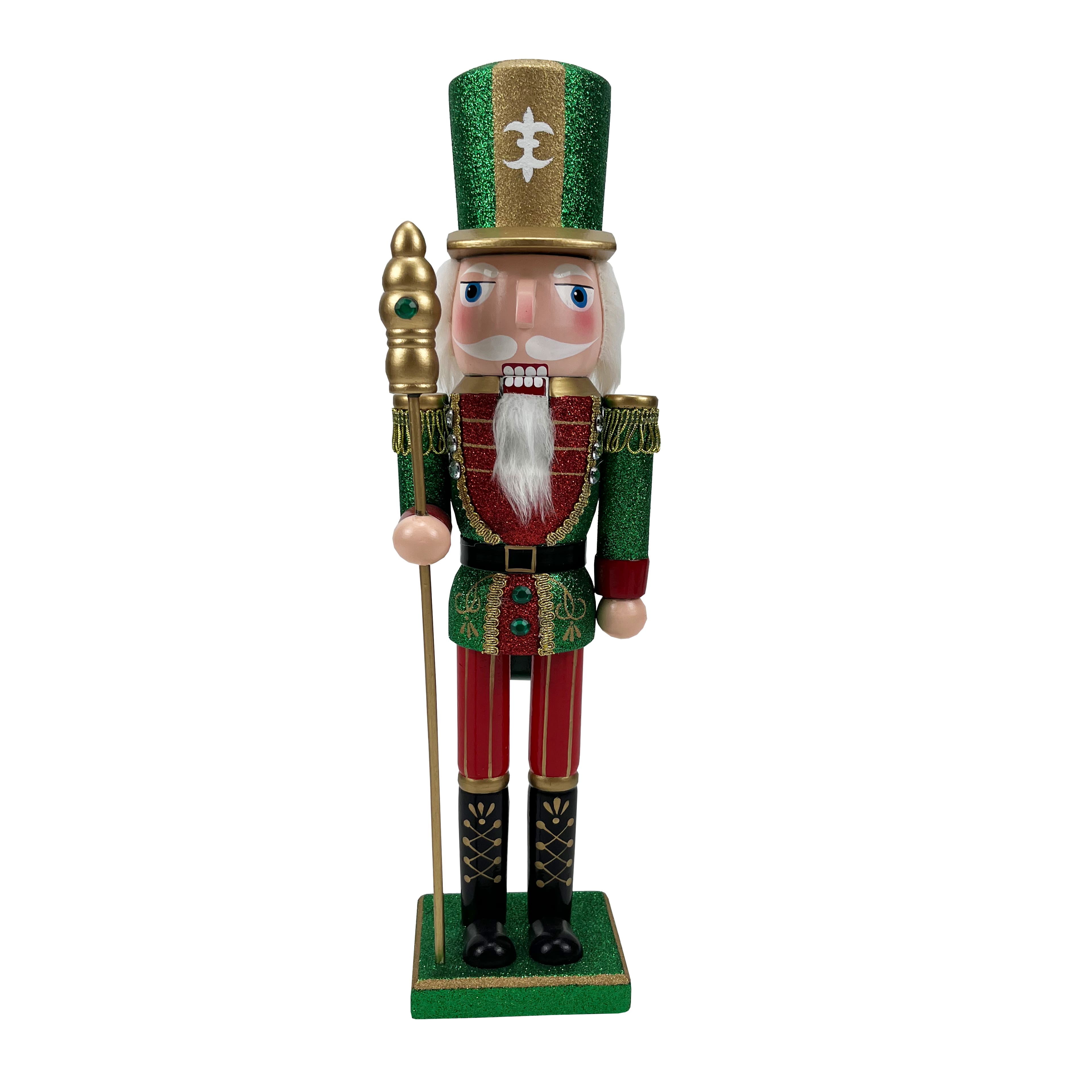 16&#x22; Green &#x26; Red Nutcracker by Ashland&#xAE;