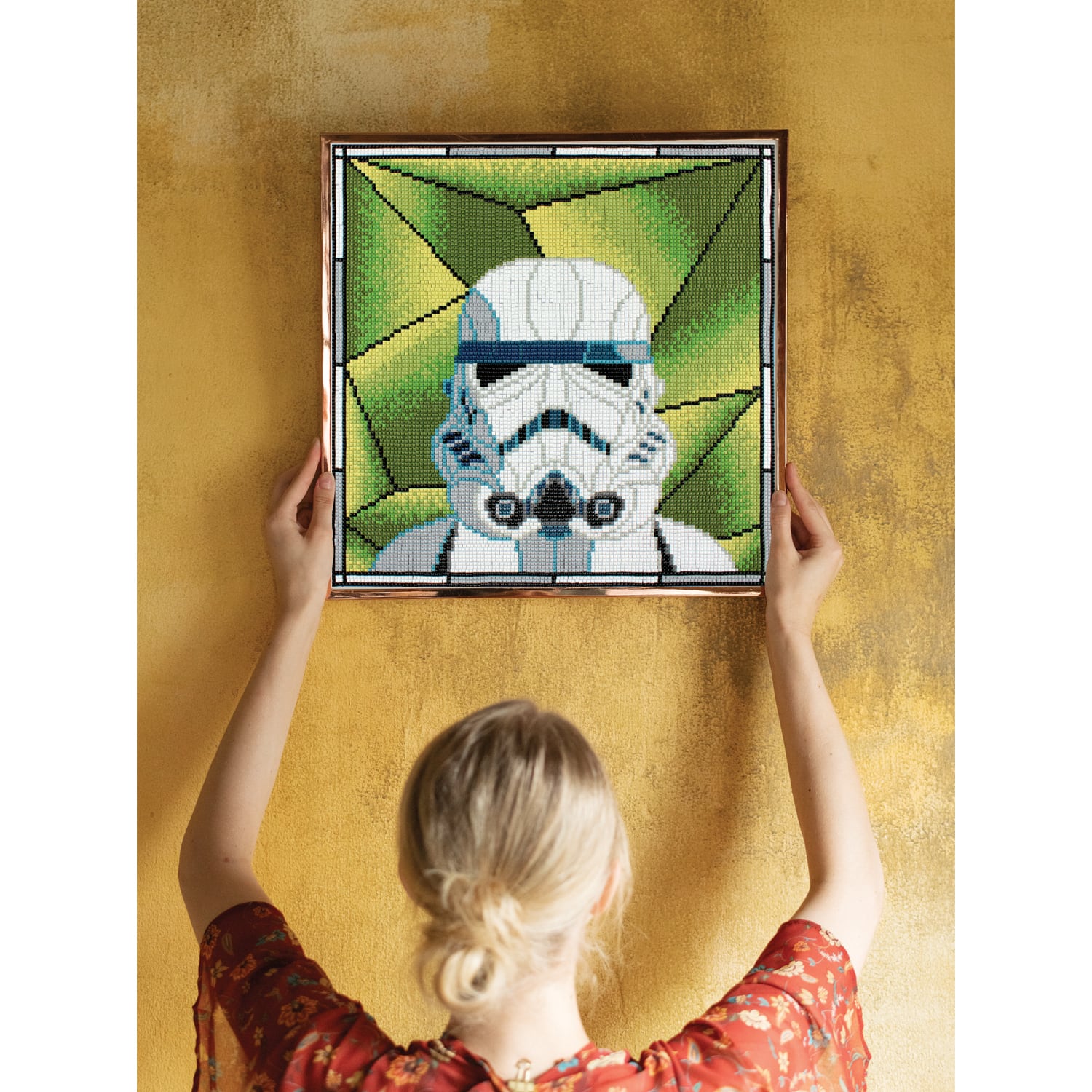 Camelot® Dots Stormtrooper Stained Glass Diamond Painting Kit