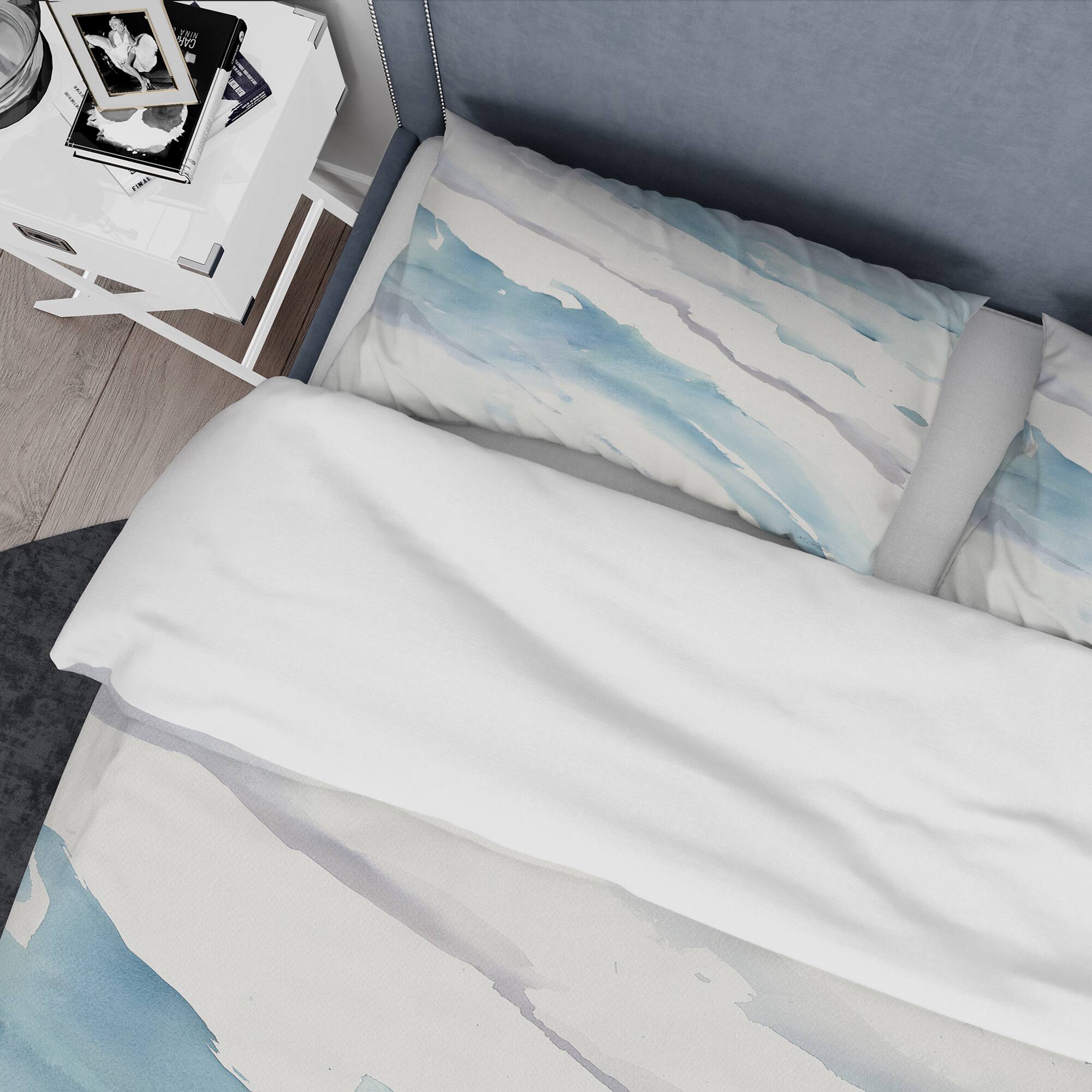 Designart 'Modern Abstract Drift' Geometric Bedding Set