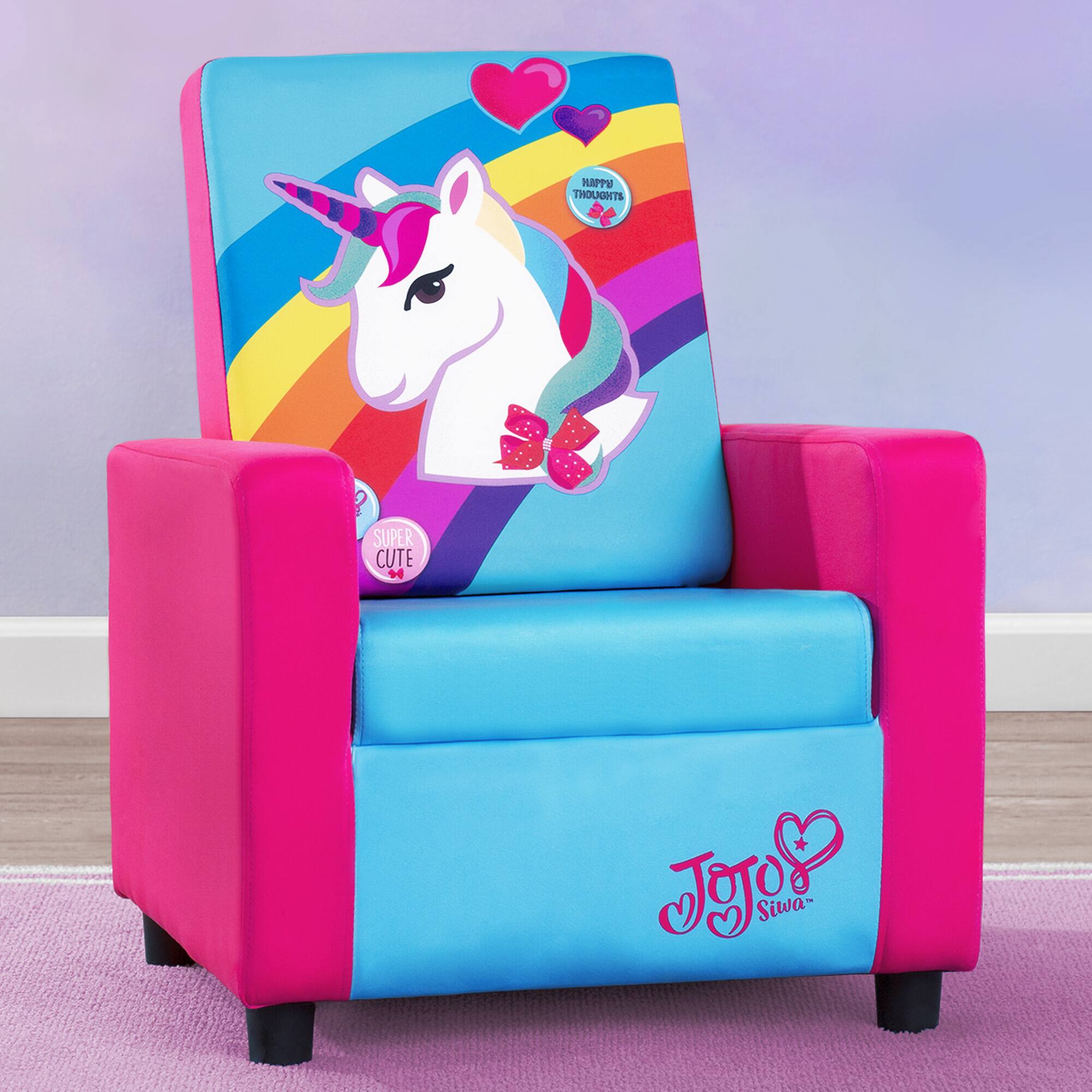 Delta Children JoJo Siwa High Back Upholstered Chair