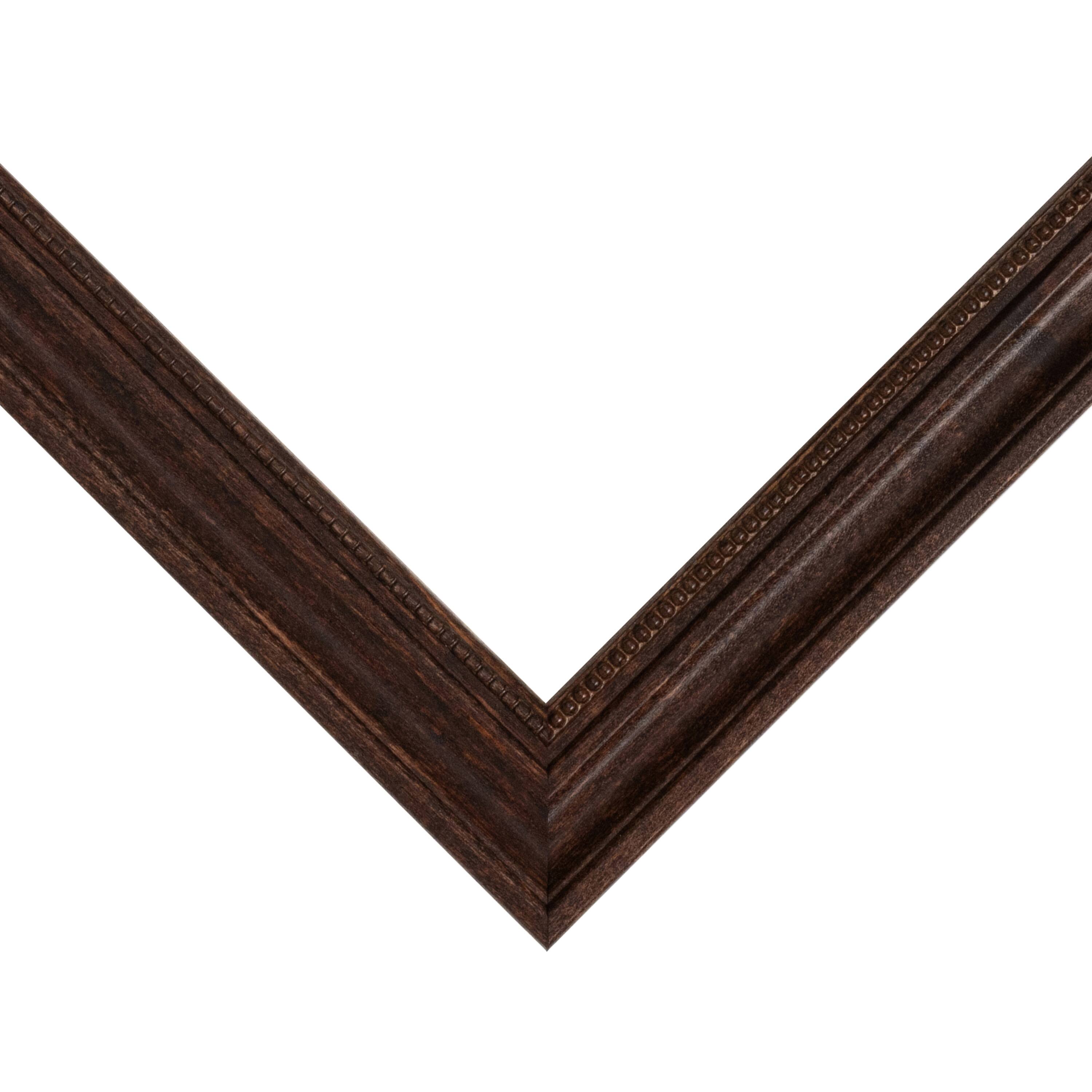 Frame USA Boardroom Walnut with Walnut Bead Single Image Picture Frame