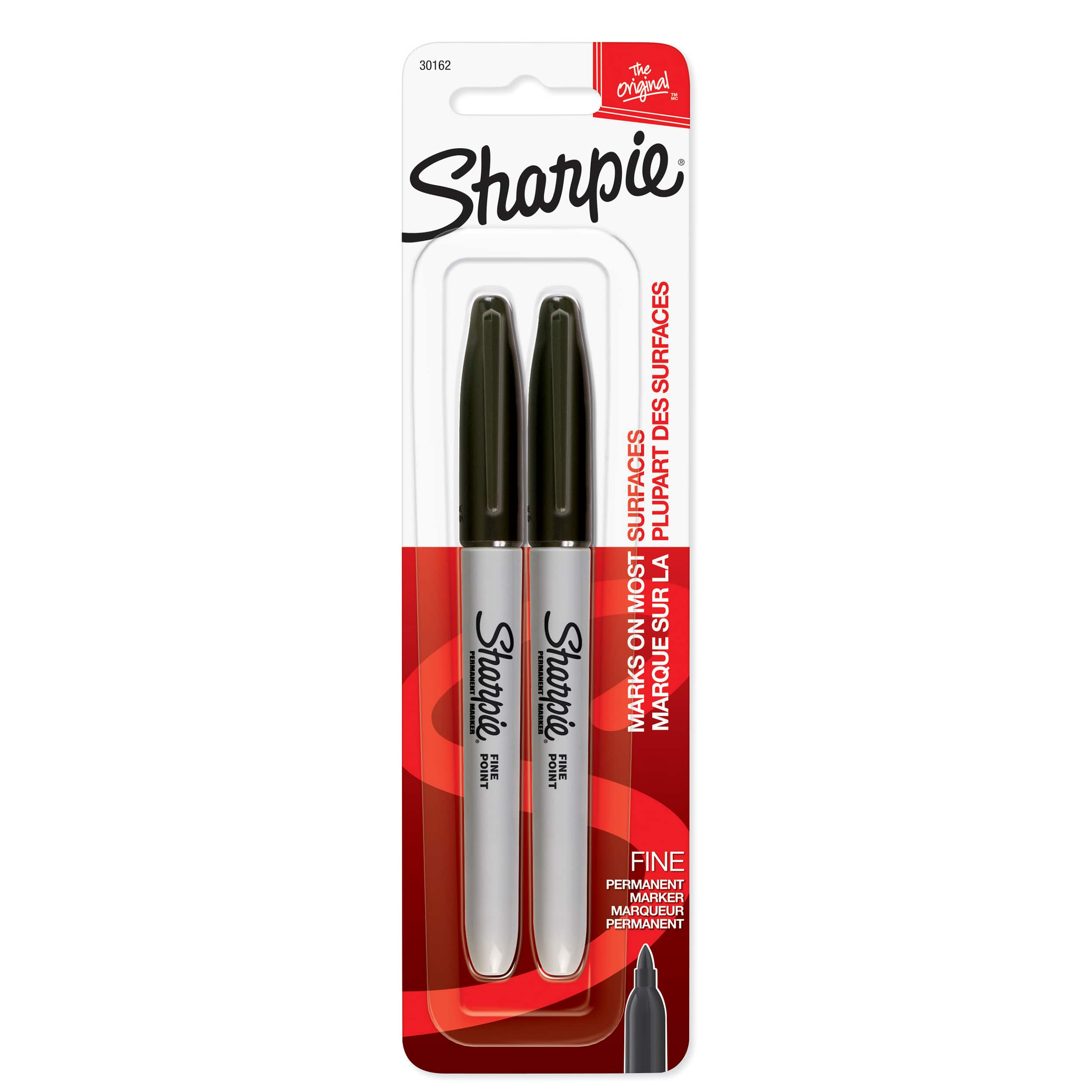 12 Packs: 2 ct. (24 total) Sharpie&#xAE; Fine Point Black Permanent Markers