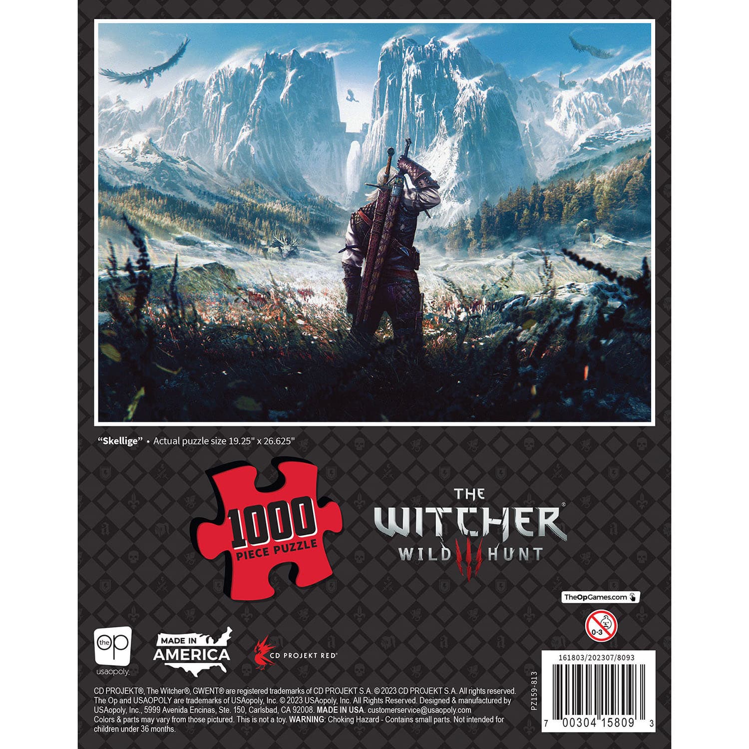 USAopoly&#x2122; The Witcher Skellige 1,000 Piece Puzzle