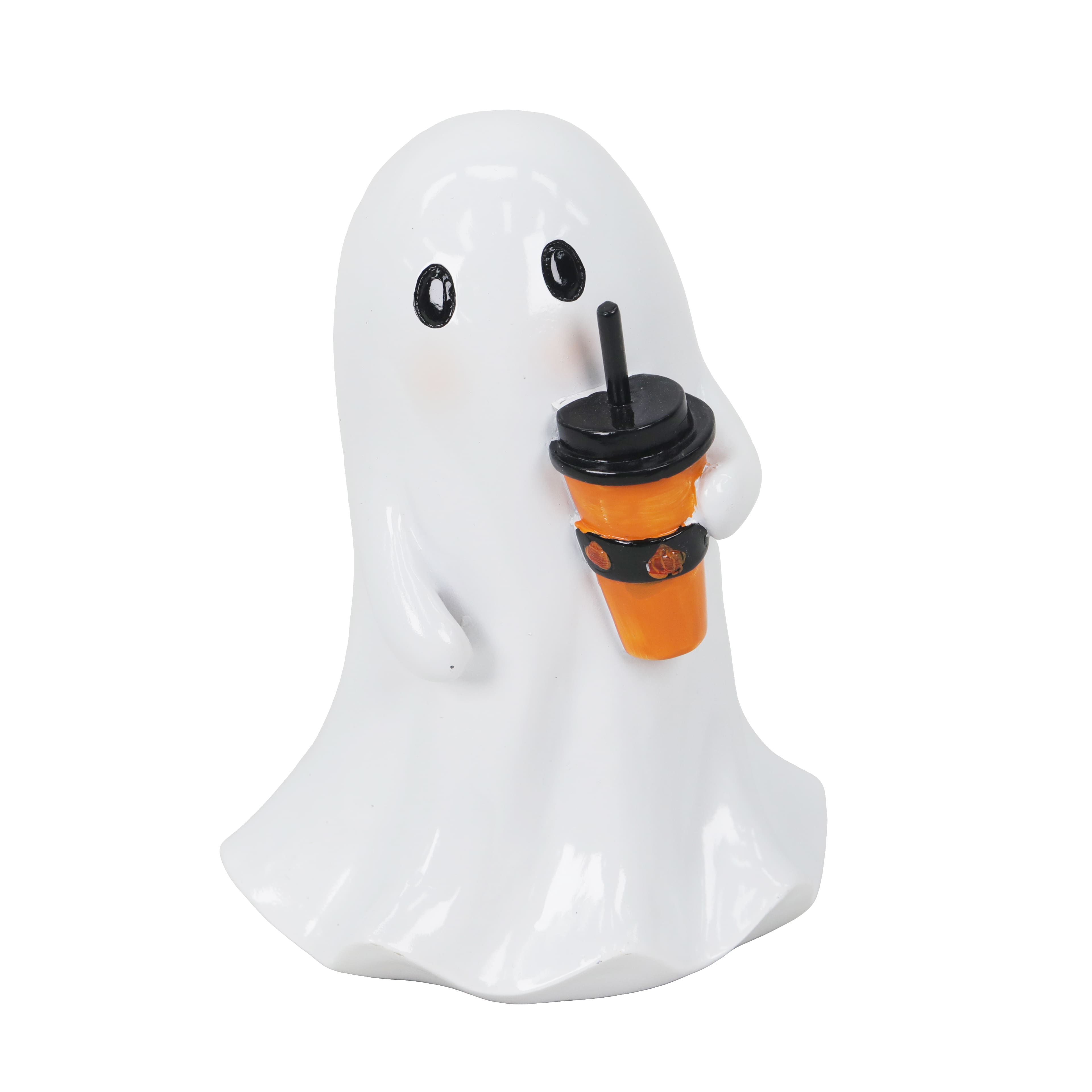 6.75&#x22; Ghost with Travel Cup Tabletop D&#xE9;cor by Ashland&#xAE;
