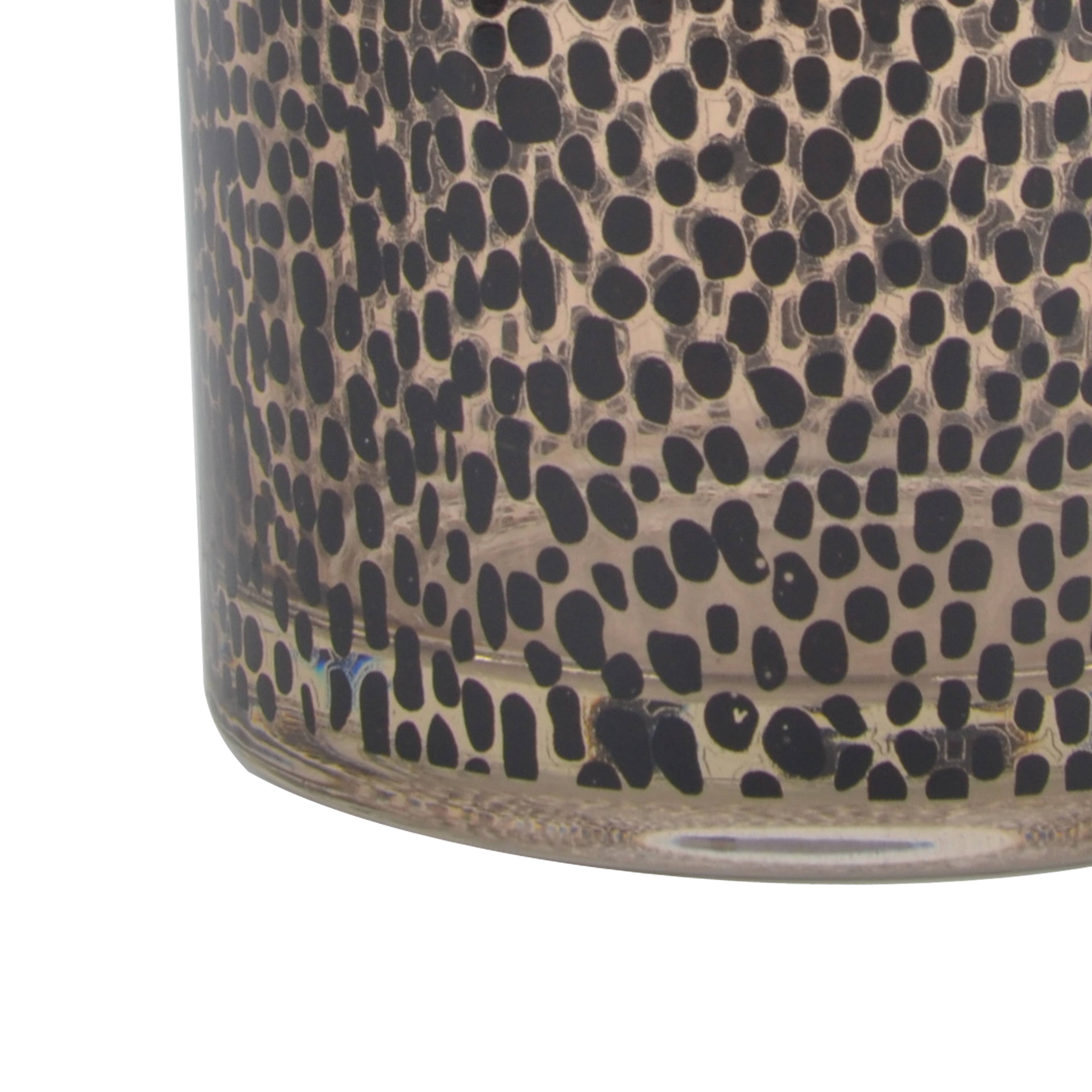 4&#x22; Cheetah Print Glass Tealight Candle Holder by Ashland&#xAE;
