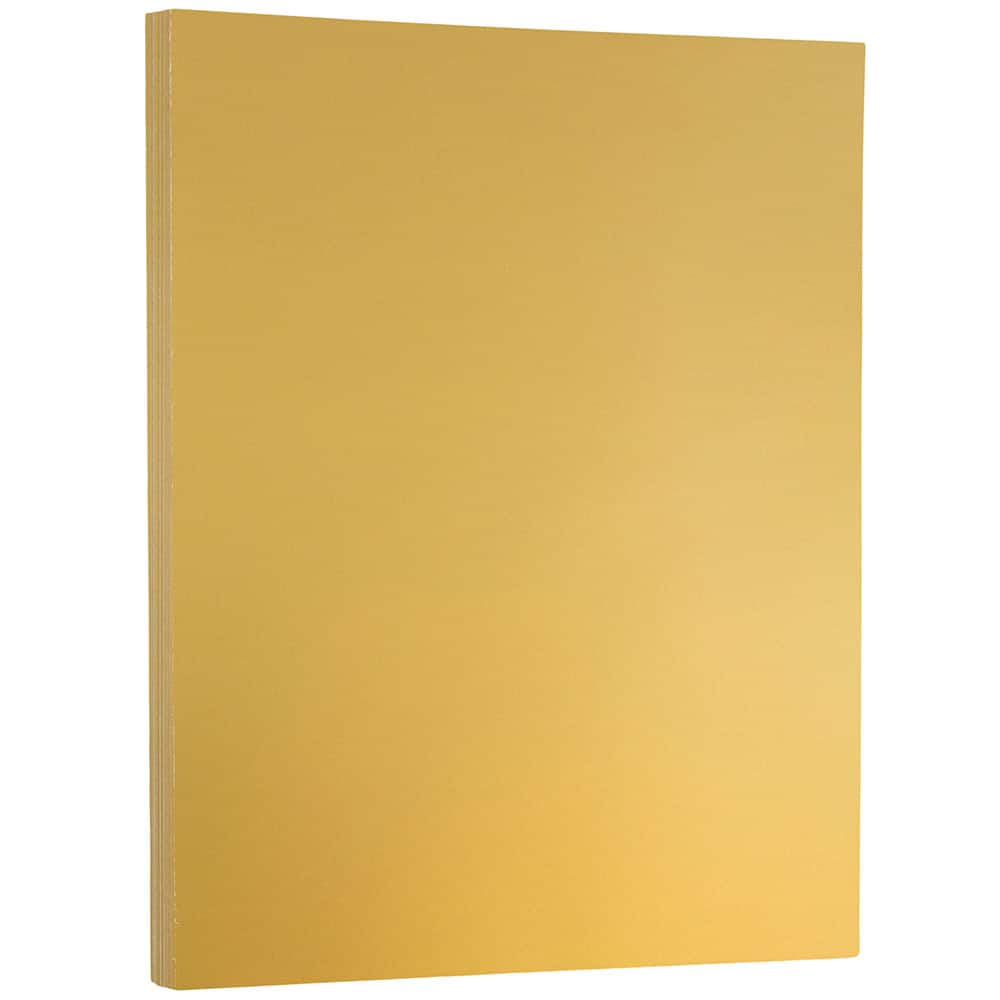 Gold Metallic Foil Sheets for Crafts (11 x 8.5 In, 50 Pack