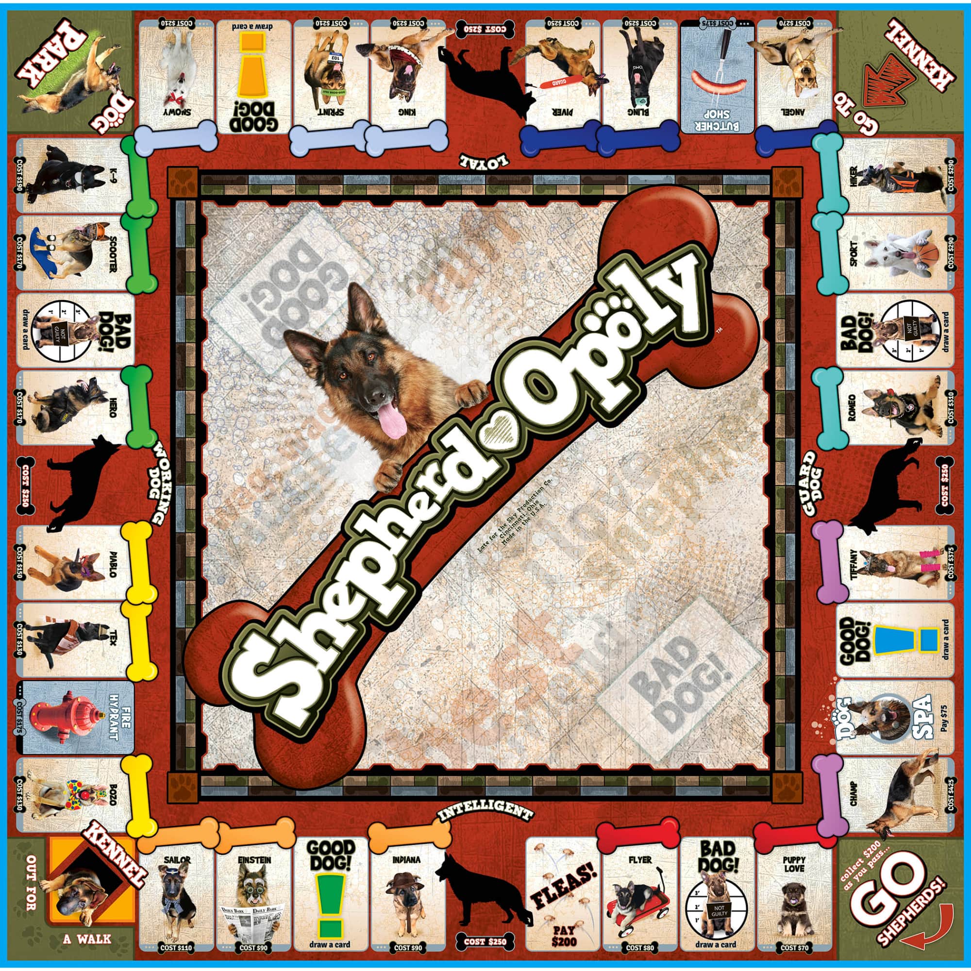 Late For The Sky Shepherd-Opoly™ Board Game