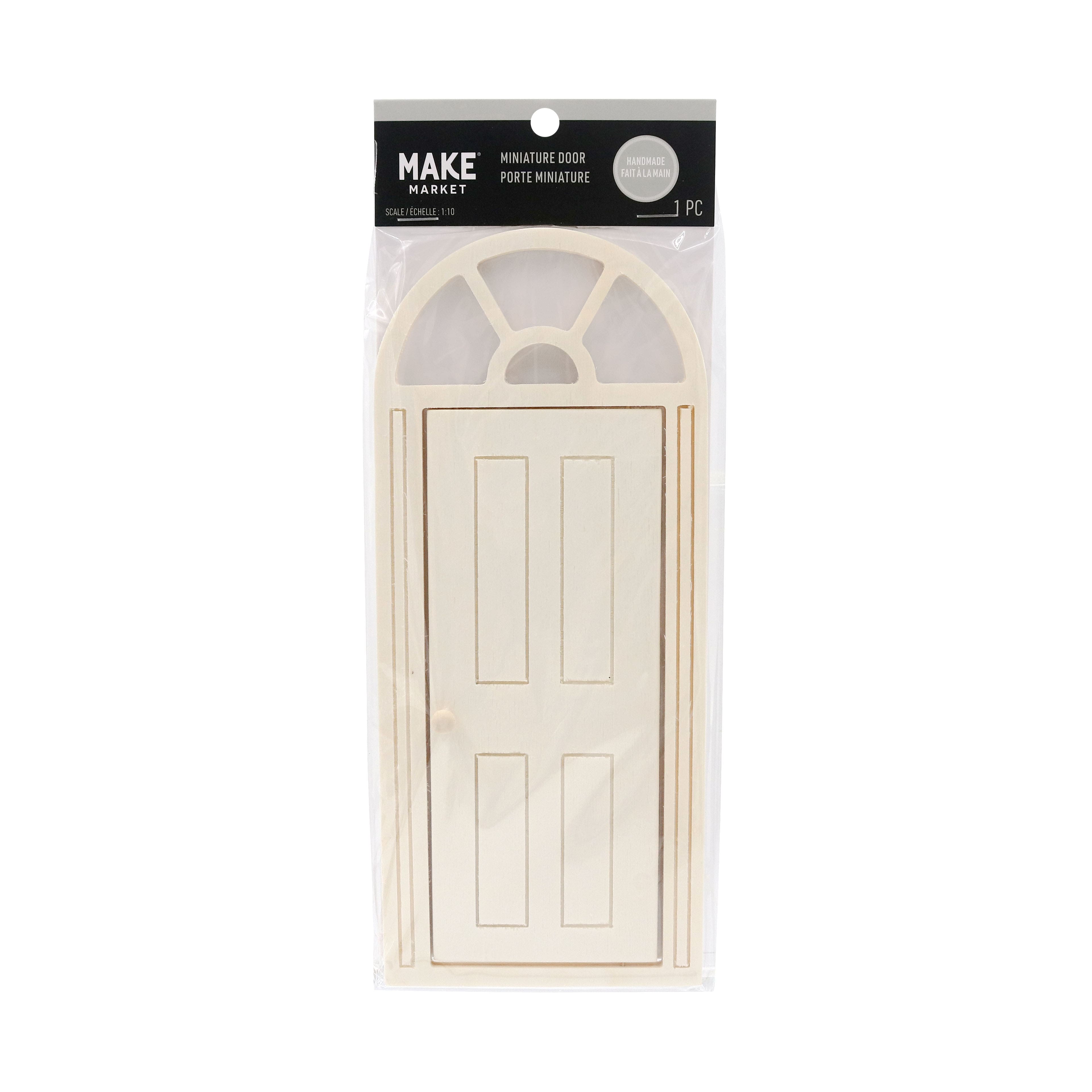 Mini White Door with Arch Top Window by Ashland&#xAE;