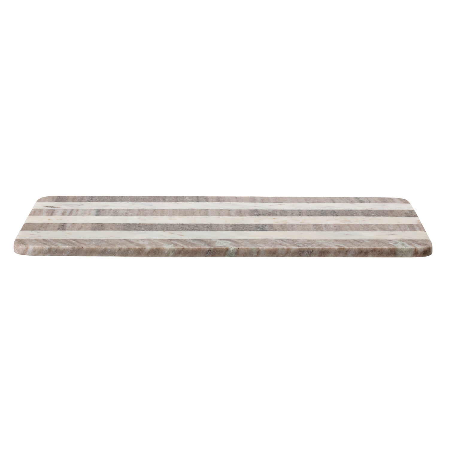 Beige &#x26; White Stripes Marble Cutting Board