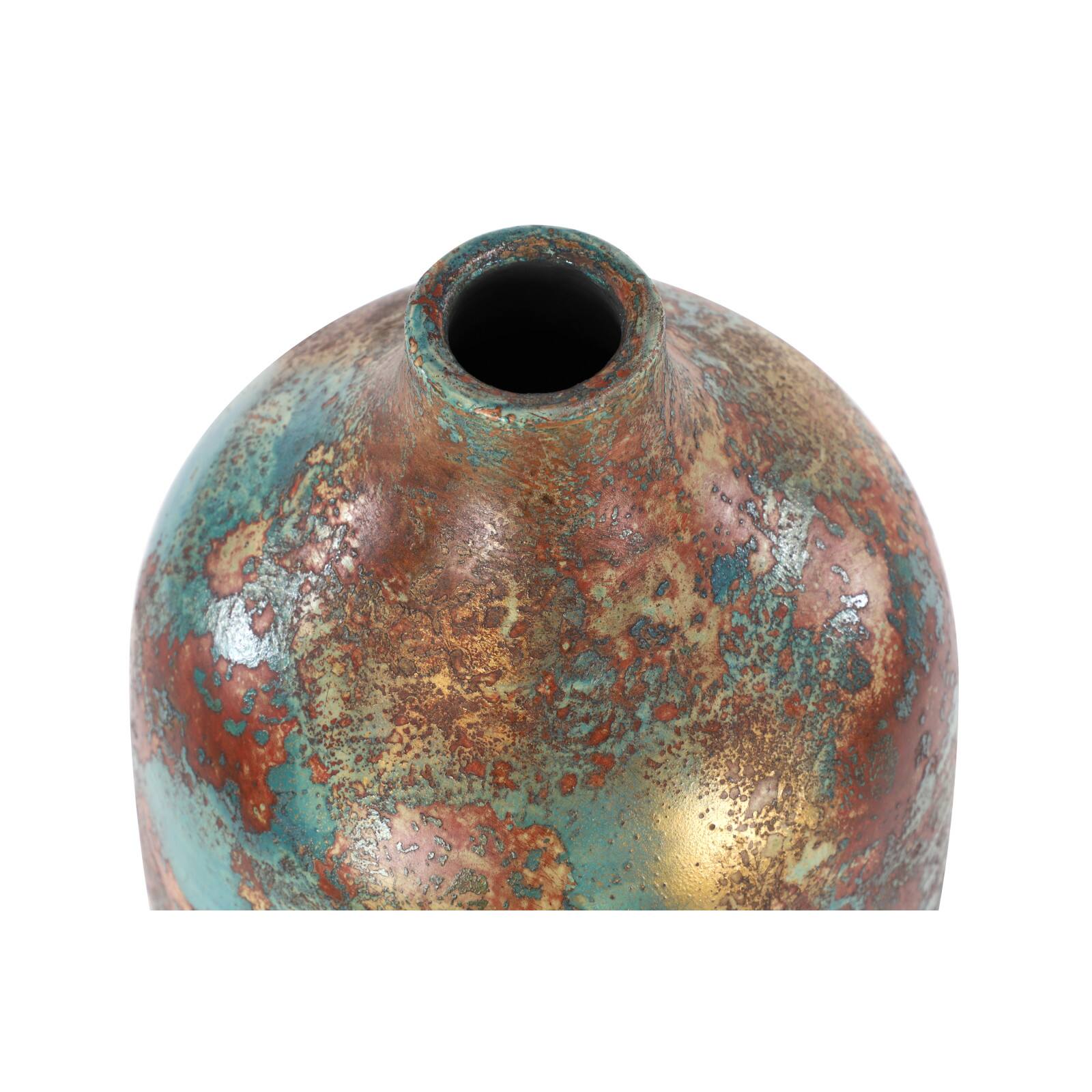 Blue Ceramic Rustic Vase