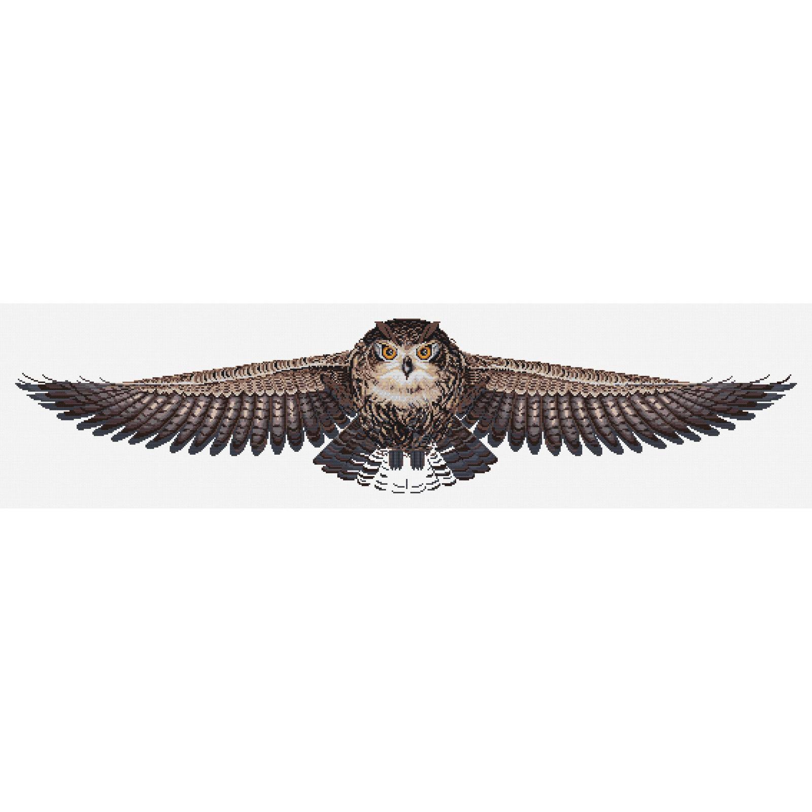 Luca-S The Owl Counted Cross Stitch Kit