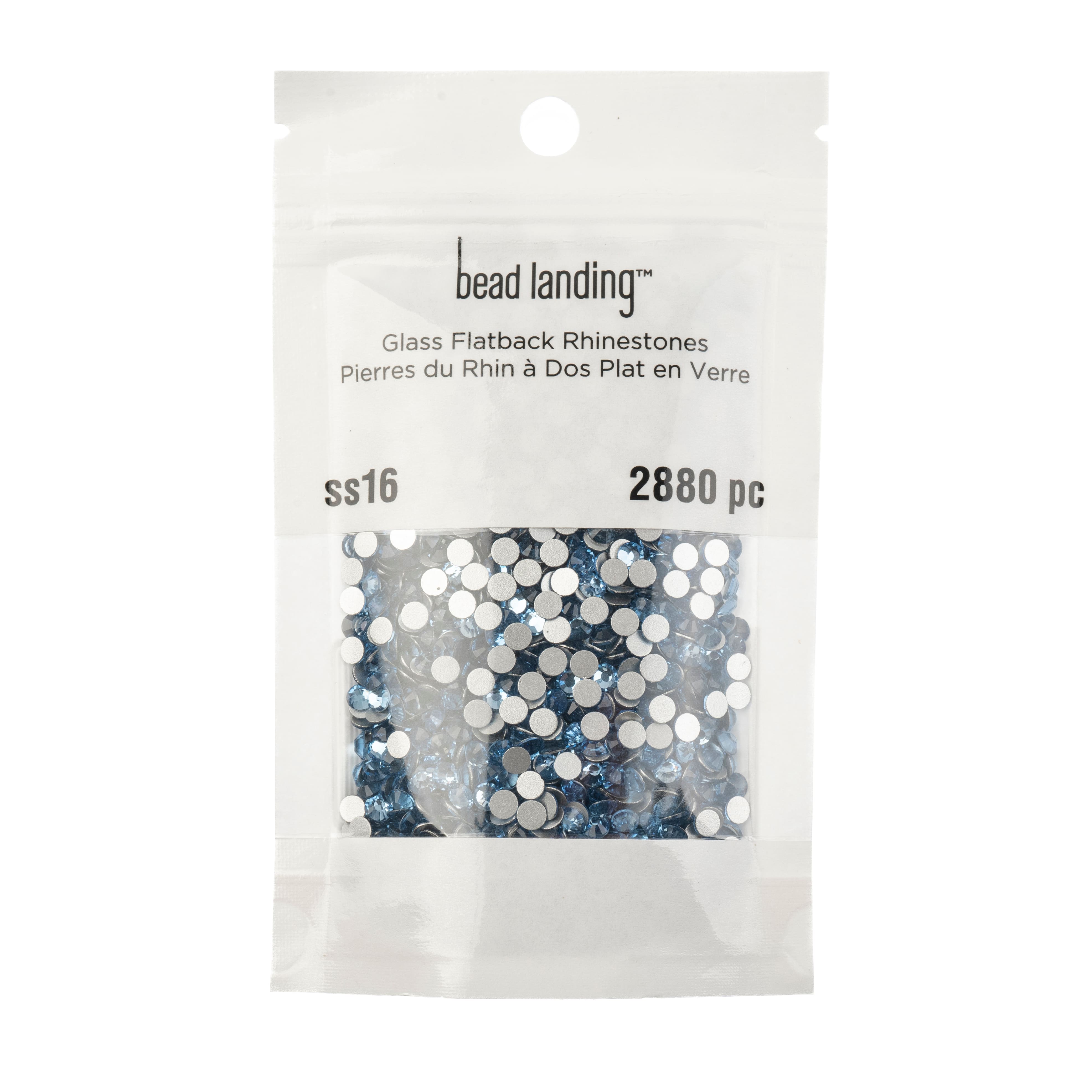 12 Pack: SS16 Glass Flatback Rhinestones by Bead Landing™
