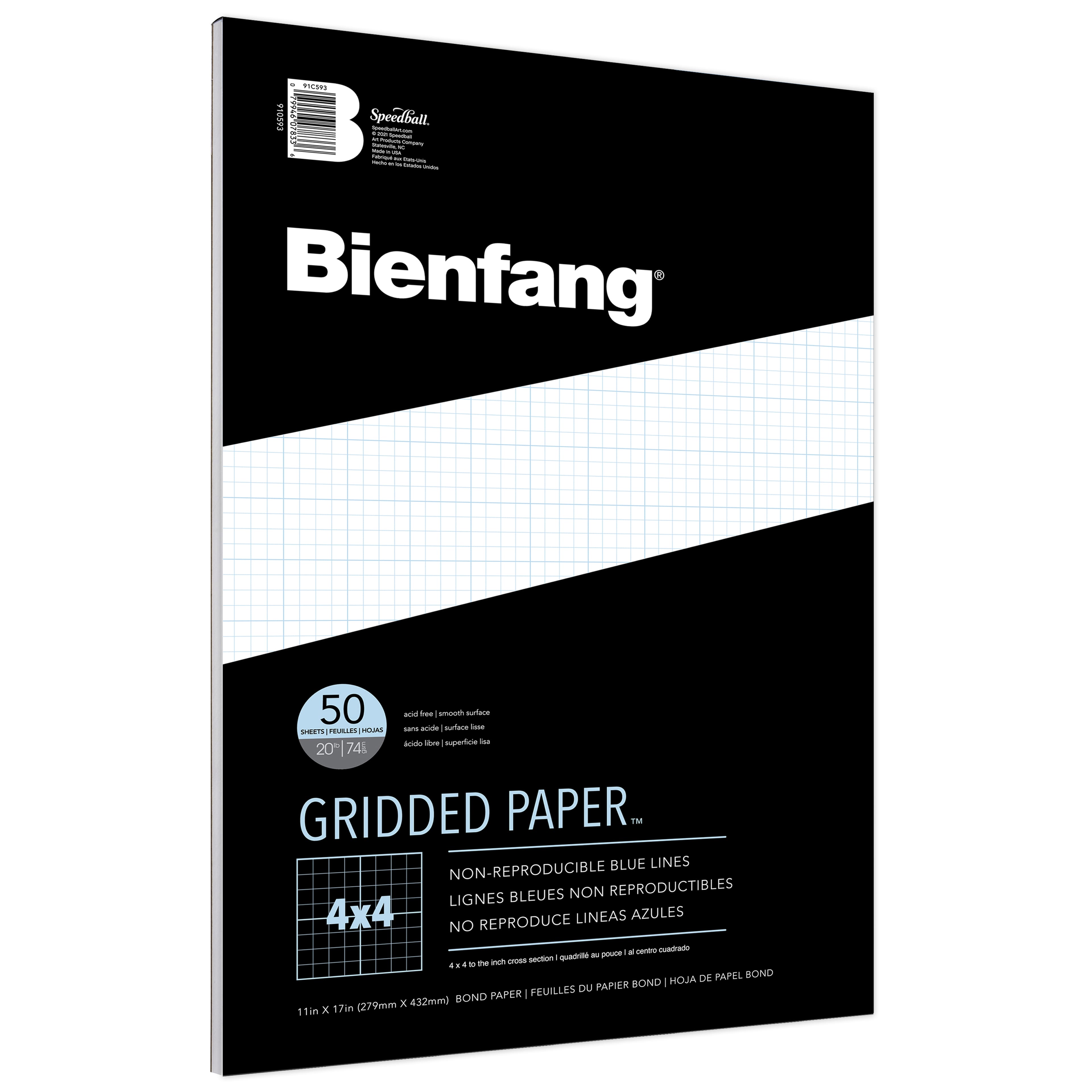 12 Pack: Bienfang® Designer Gridded Paper Pad