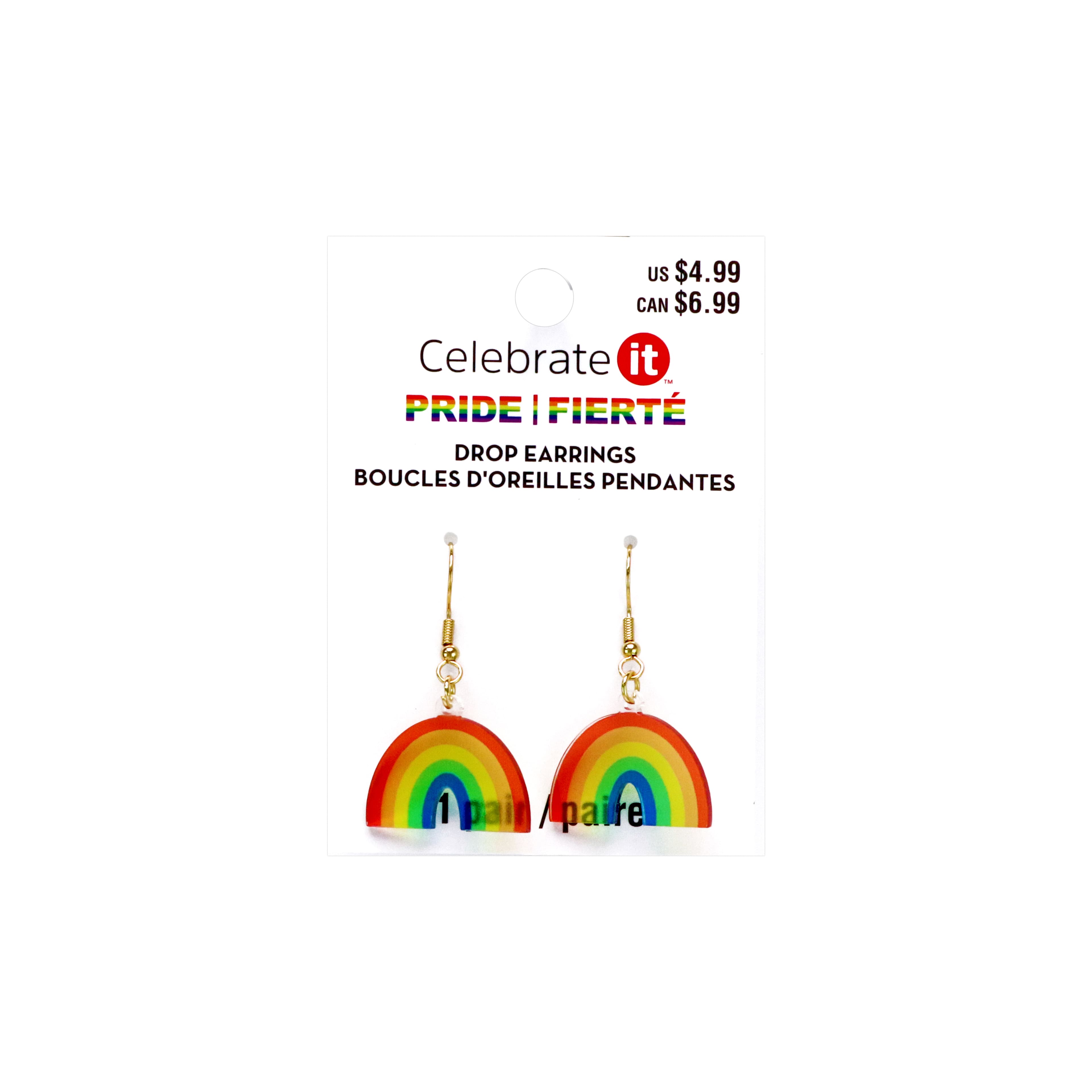 Pride Rainbow Drop Earrings by Celebrate It&#x2122;