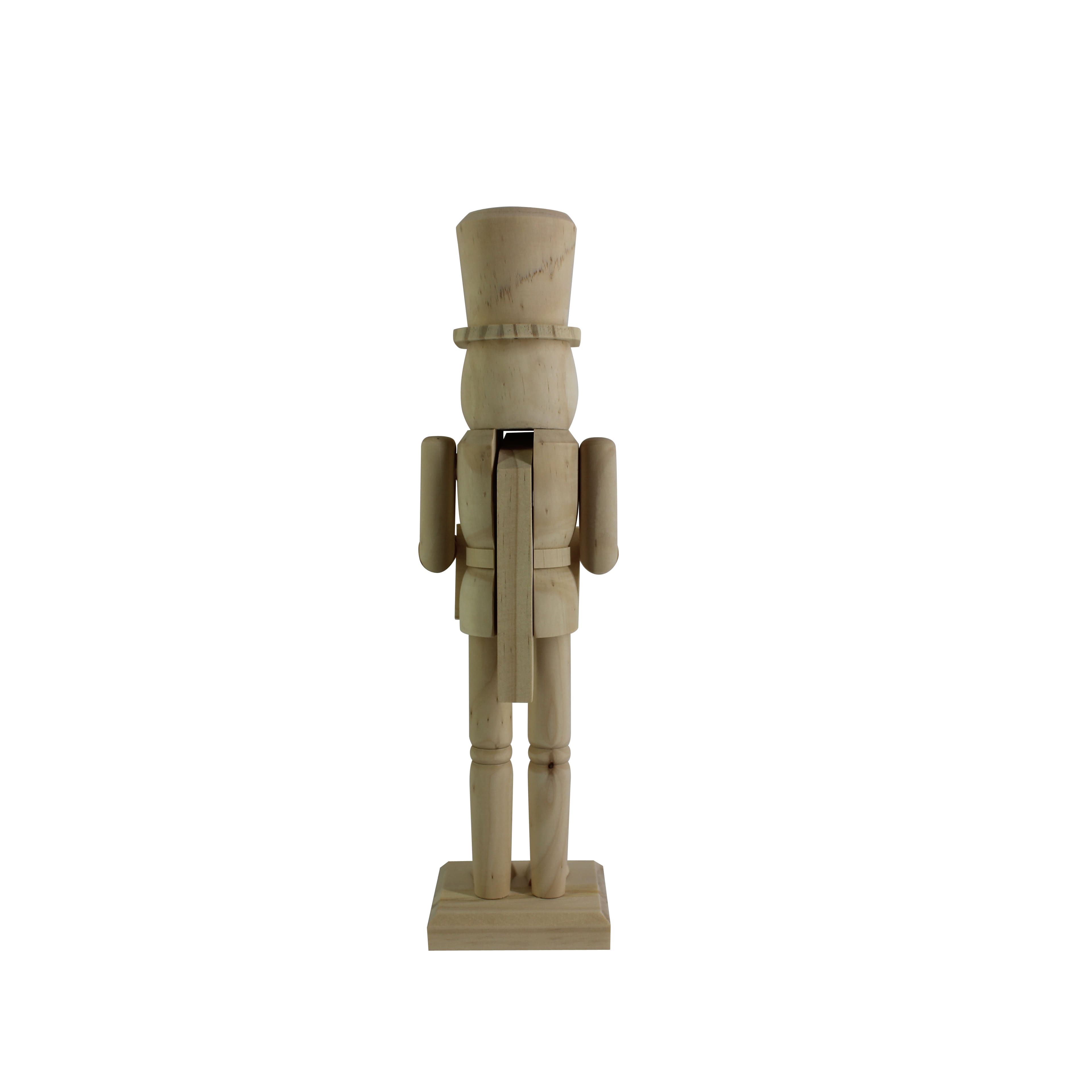 14&#x22; Soldier with Countdown DIY Pinewood Nutcracker by Make Market&#xAE;