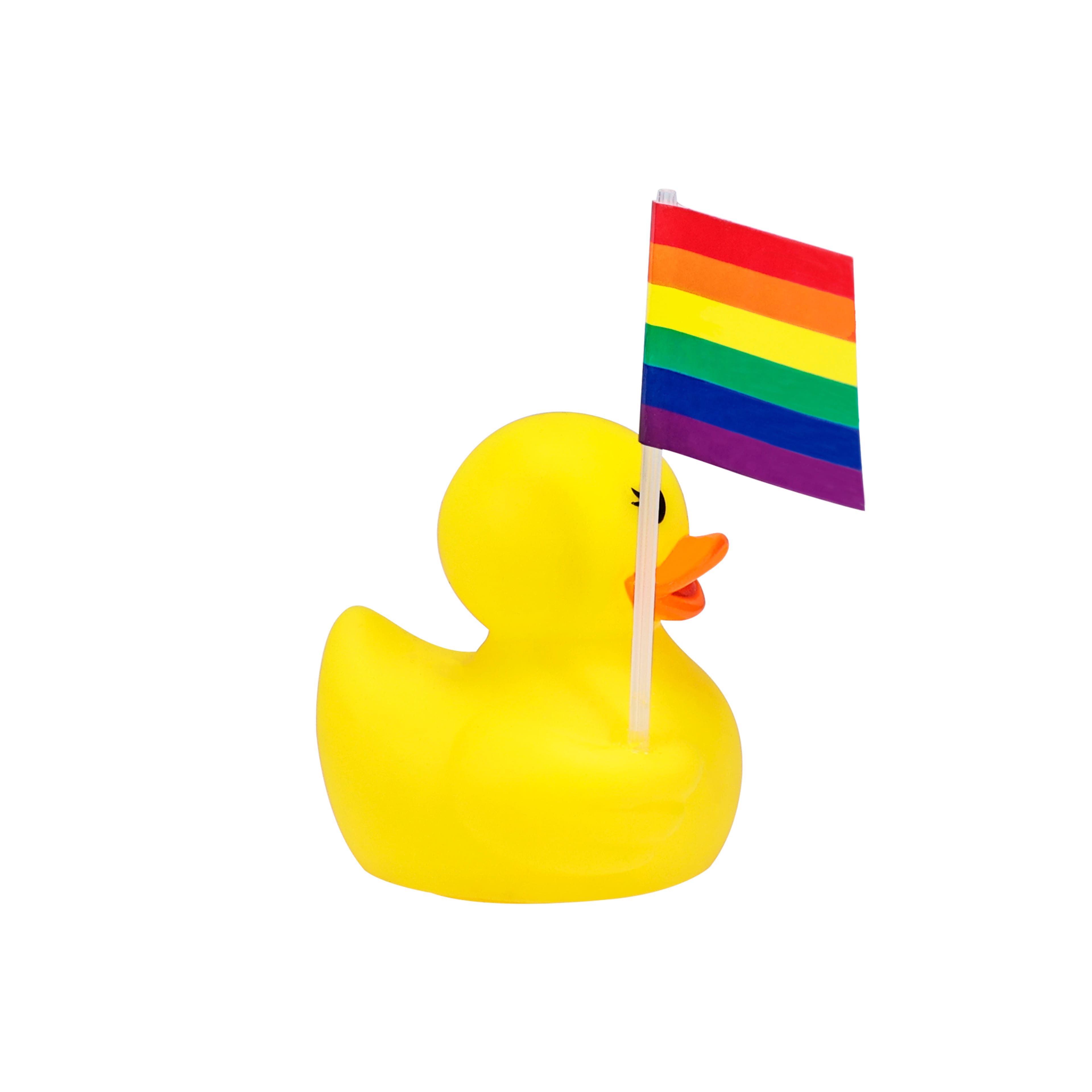 Rubber Duck with Pride Flag by Celebrate It™