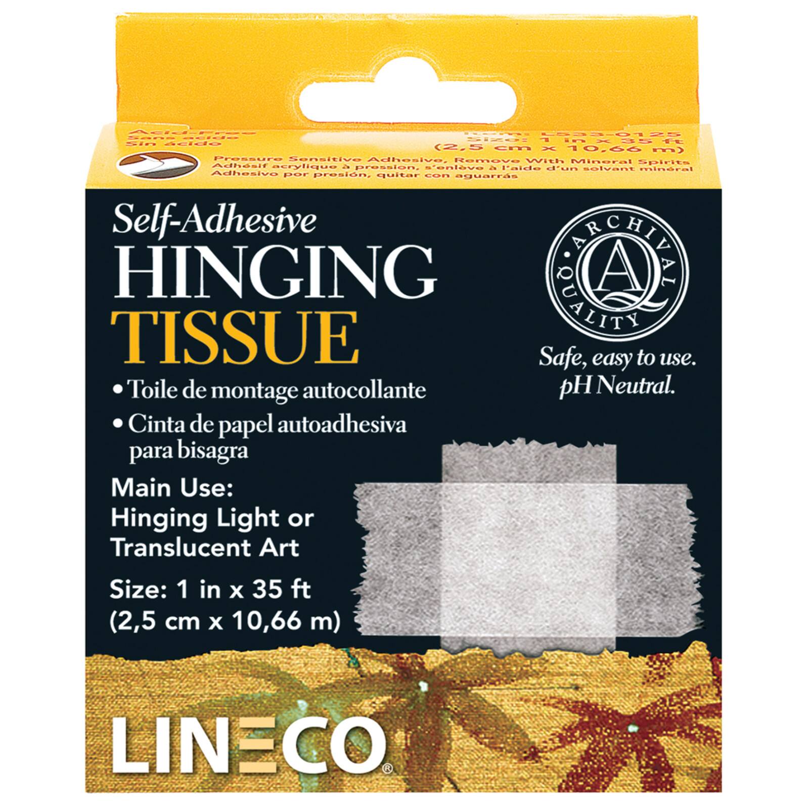 Lineco&#xAE; Self-Adhesive Hinging Tissue