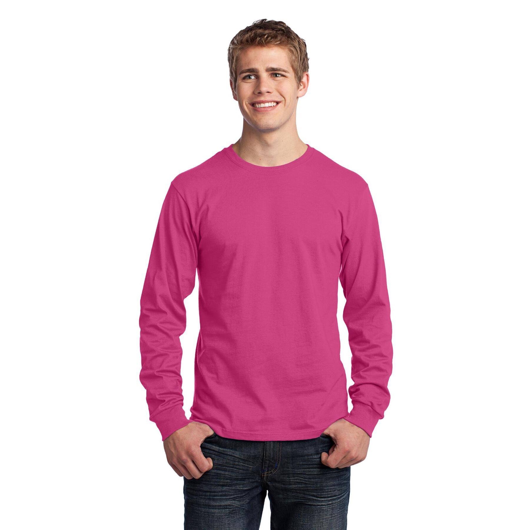 Port & Company® Long Sleeve Adult Core Cotton T-Shirt