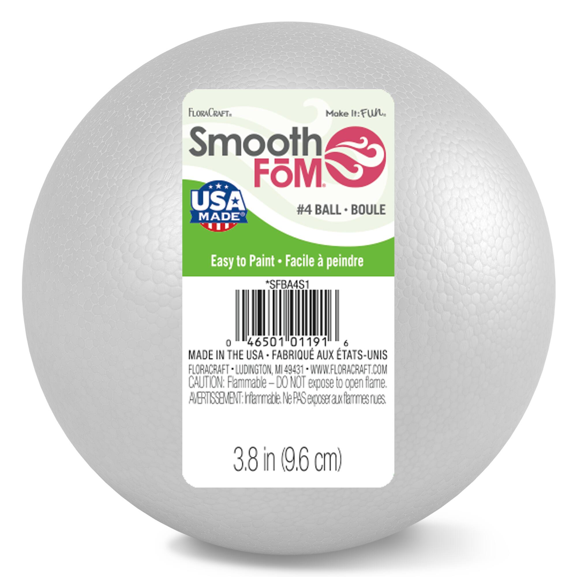 2 1/2 Smoothfoam Ball for Modelling 
