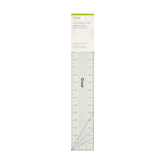3x18 Ruler Cricut® Mint Acrylic Ruler, 3